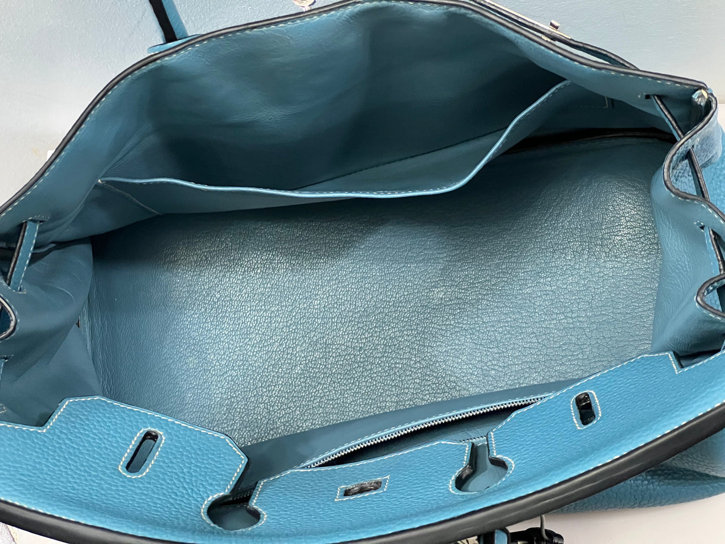 HERMÈS TOGO BIRKIN 35 IN BLUE JEAN-HS