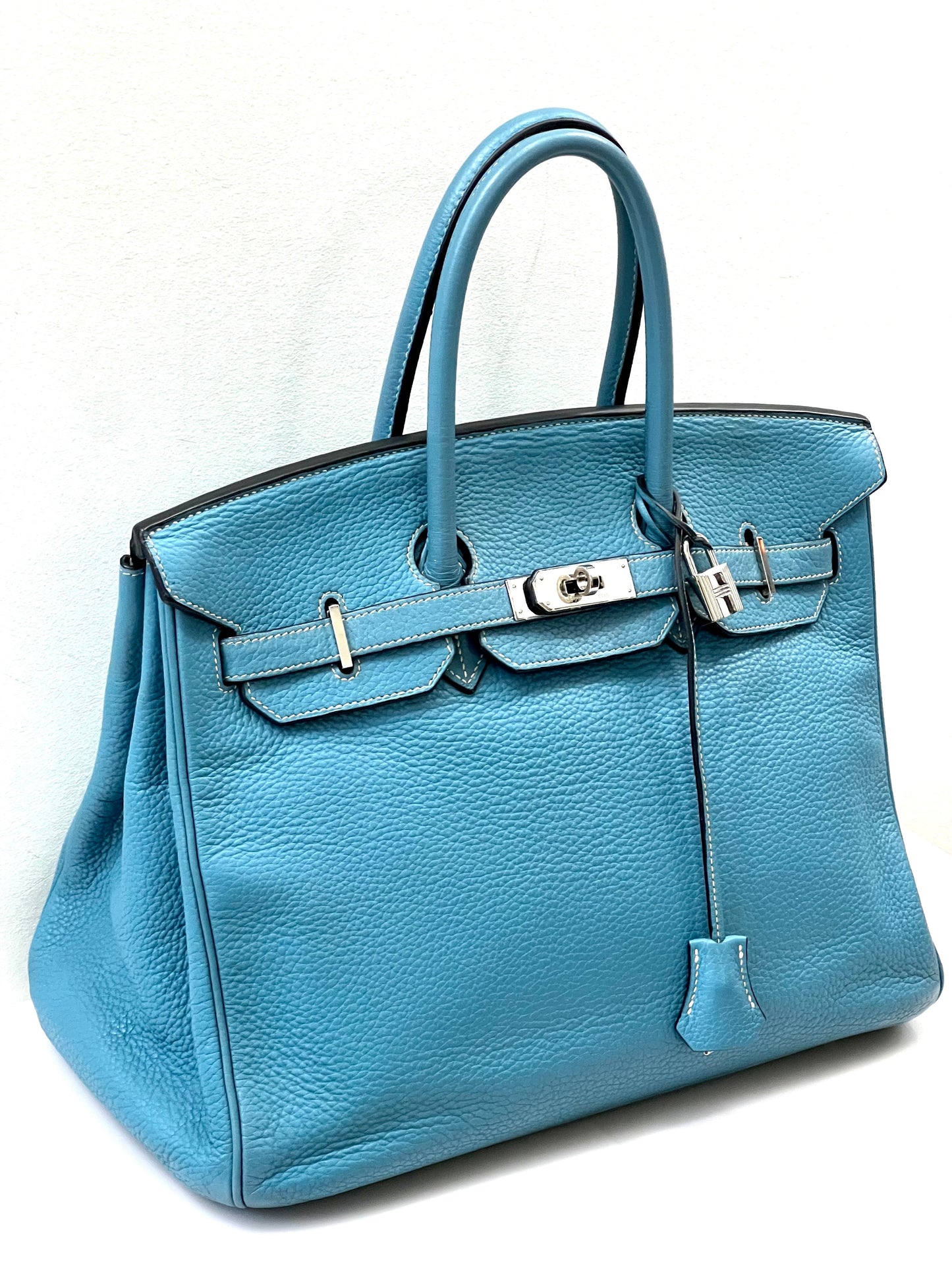 HERMÈS TOGO BIRKIN 35 IN BLUE JEAN-HS