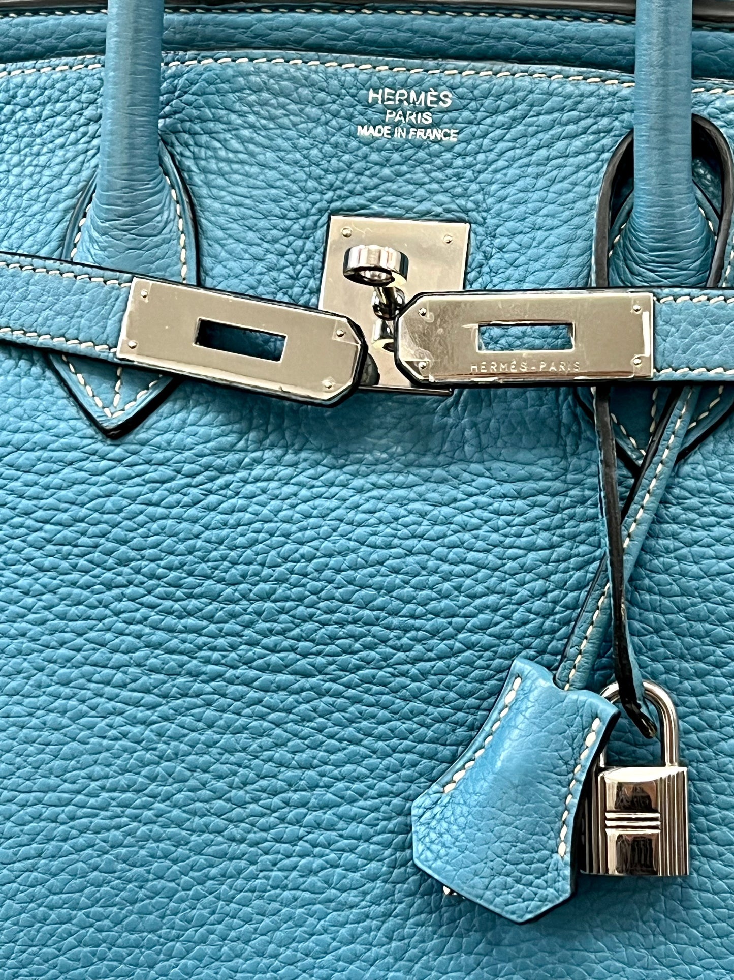 HERMÈS TOGO BIRKIN 35 IN BLUE JEAN-HS