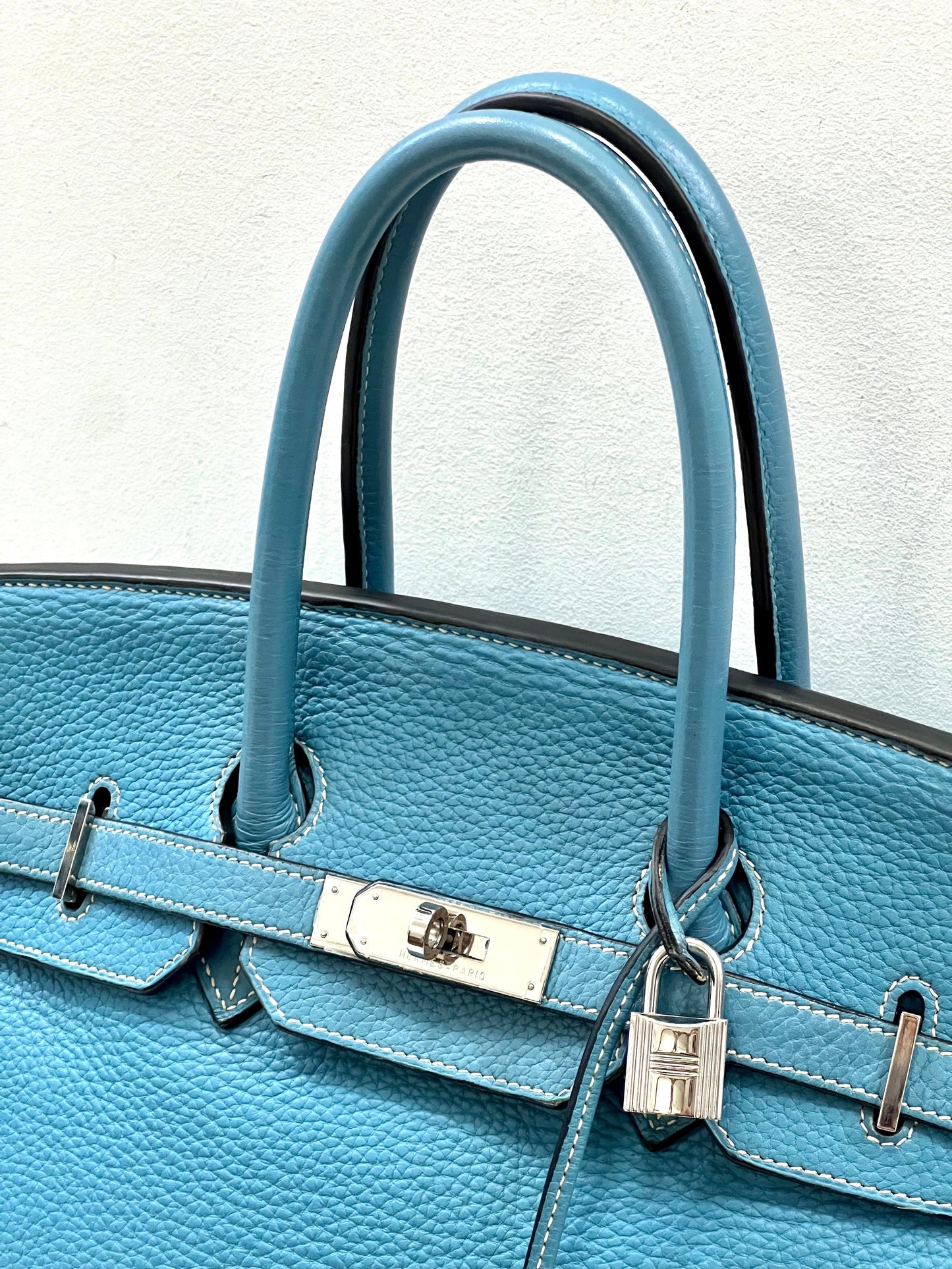 HERMÈS TOGO BIRKIN 35 IN BLUE JEAN-HS