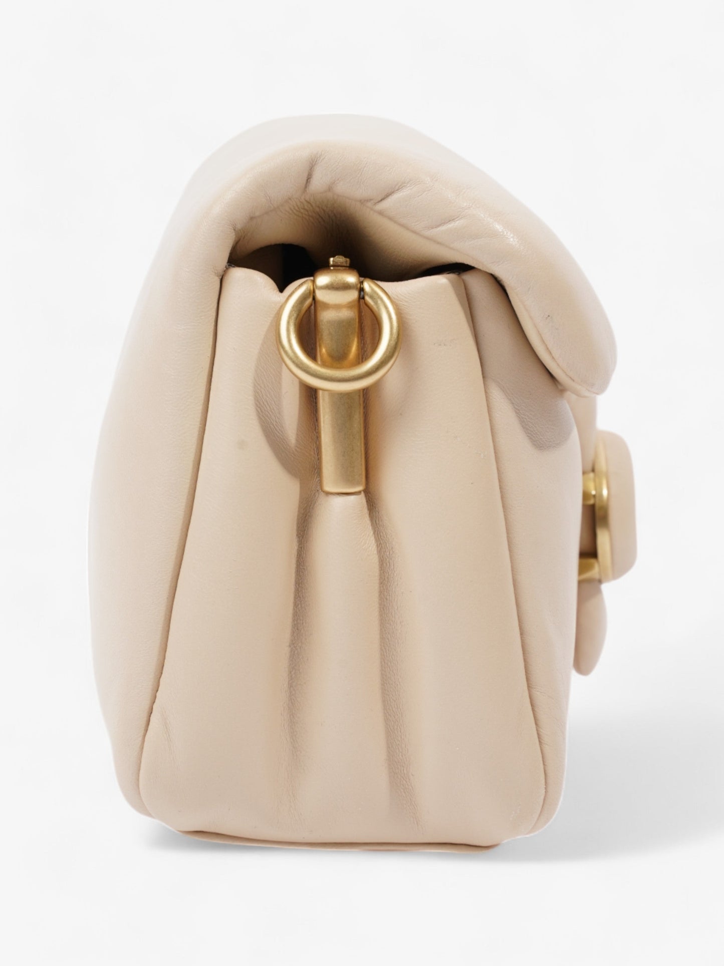 Coach Pillow Tabby Beige Leather 26