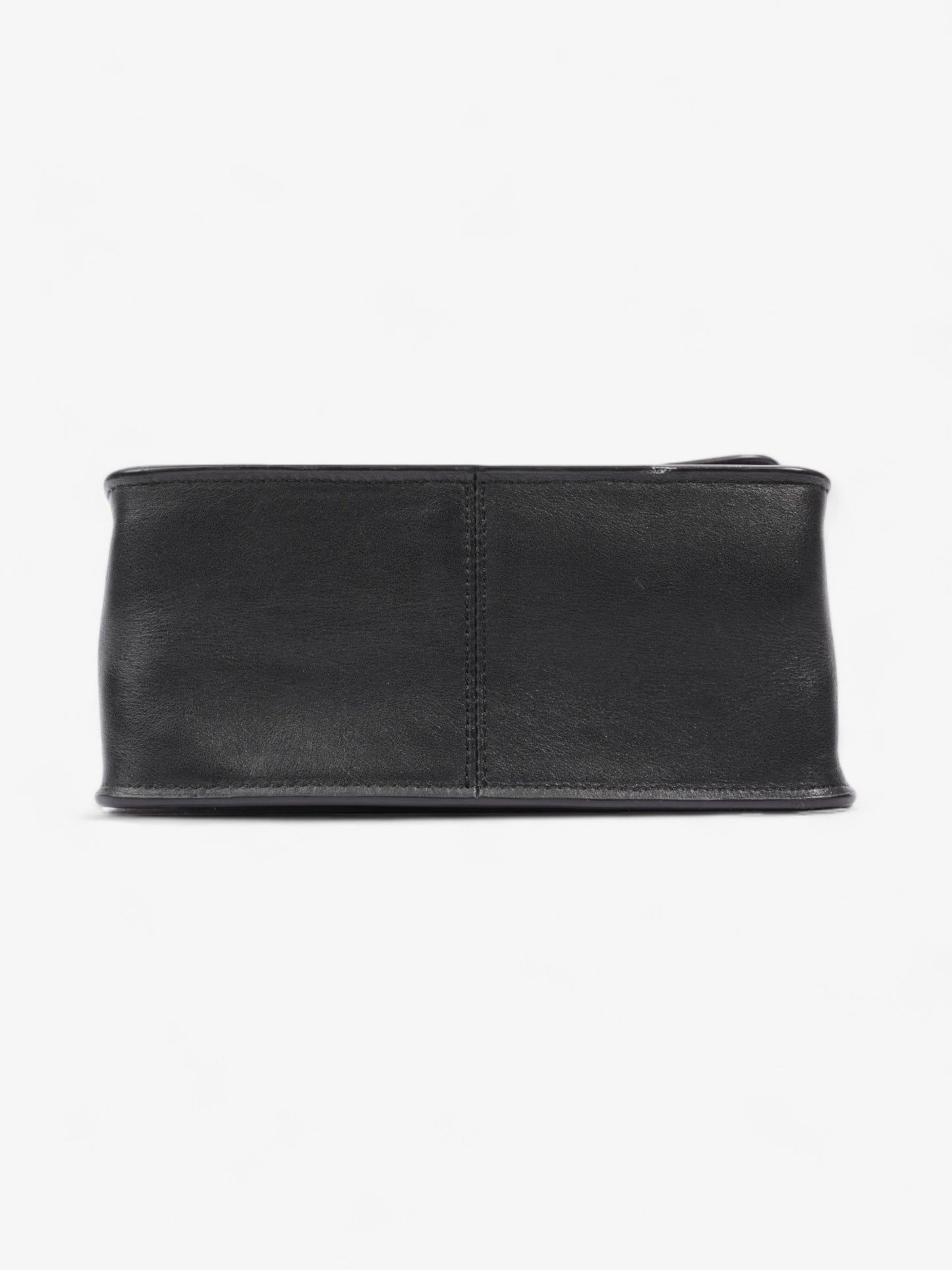 Coach Turnlock Black Leather Small