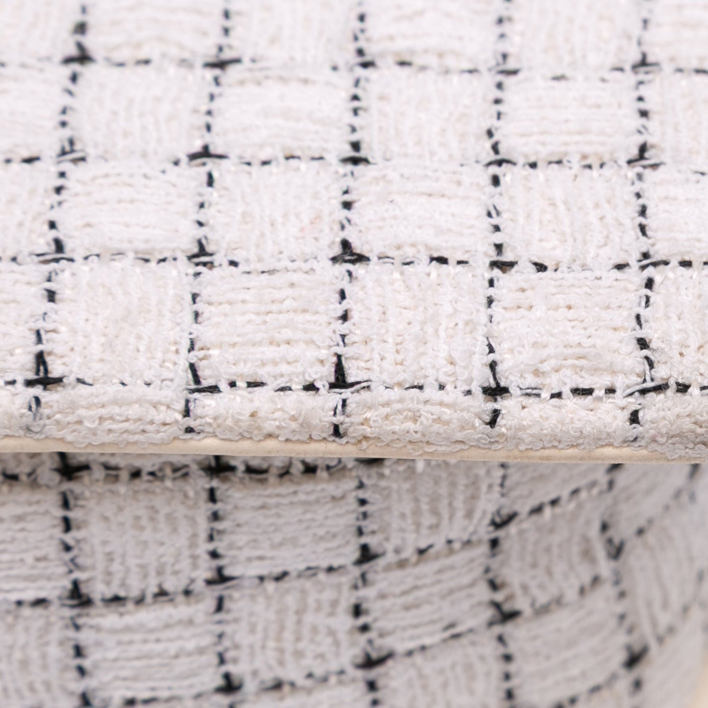 Chanel Small Tweed And Resin Zipped Shopping Bag