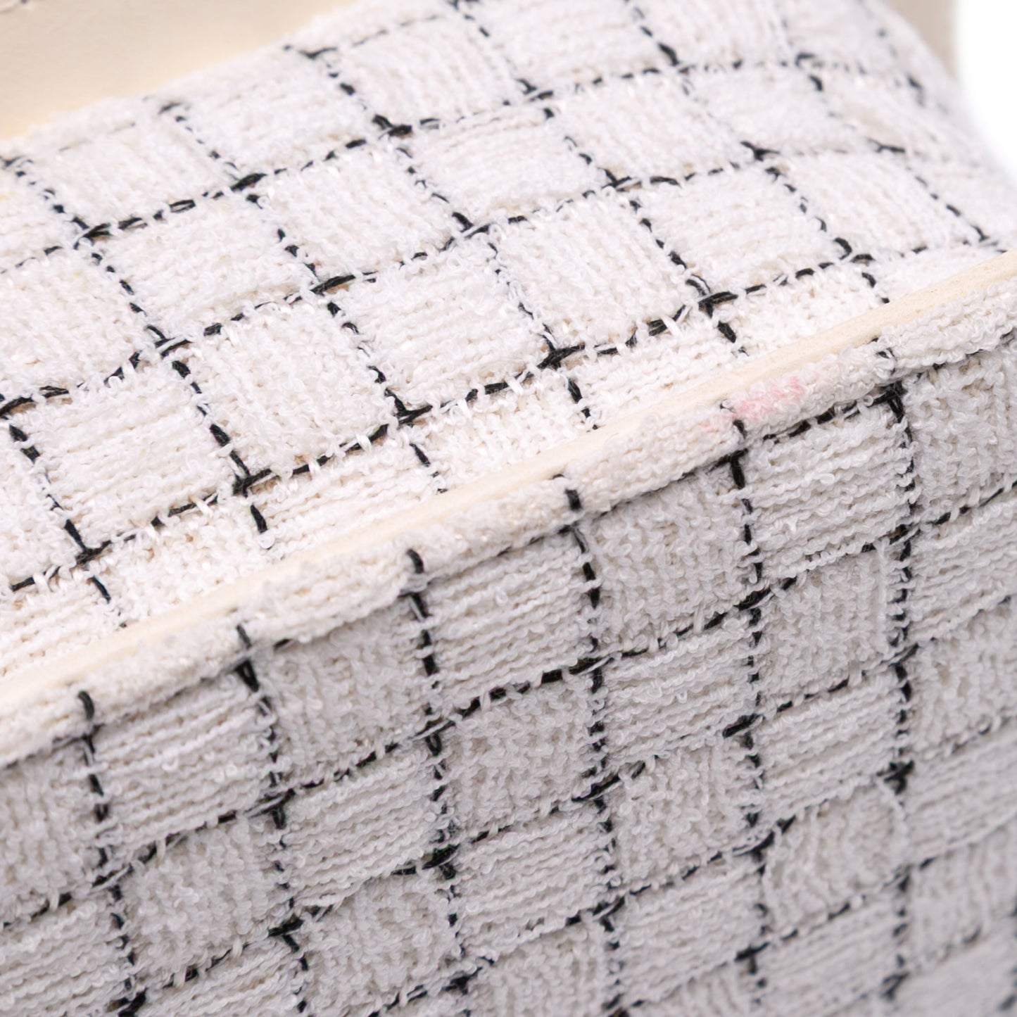 Chanel Small Tweed And Resin Zipped Shopping Bag