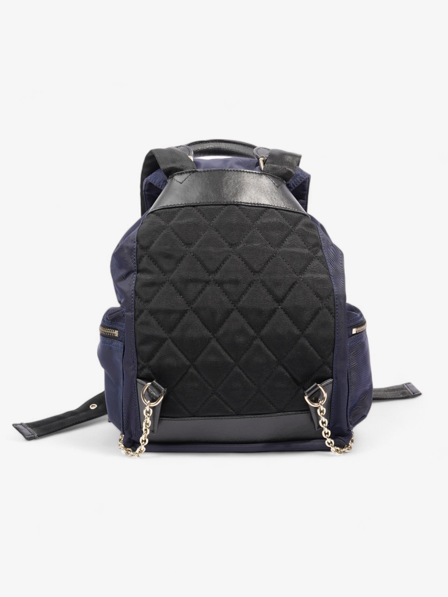 Burberry The Rucksack Navy Nylon Large