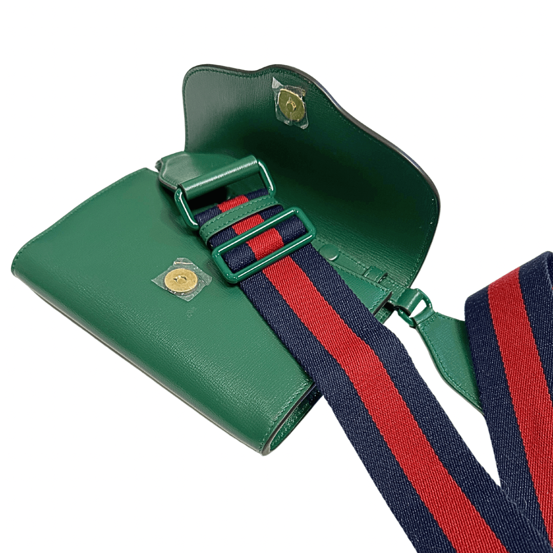 GLM-- 1955 Mini Horsebit Bag w/ Web Strap