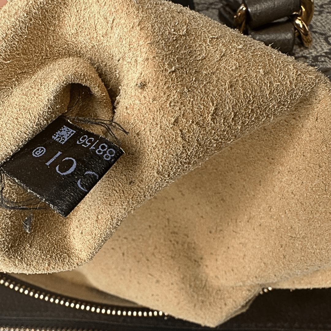 GLM-- Medium Ophidia Top Handle Bag & Strap