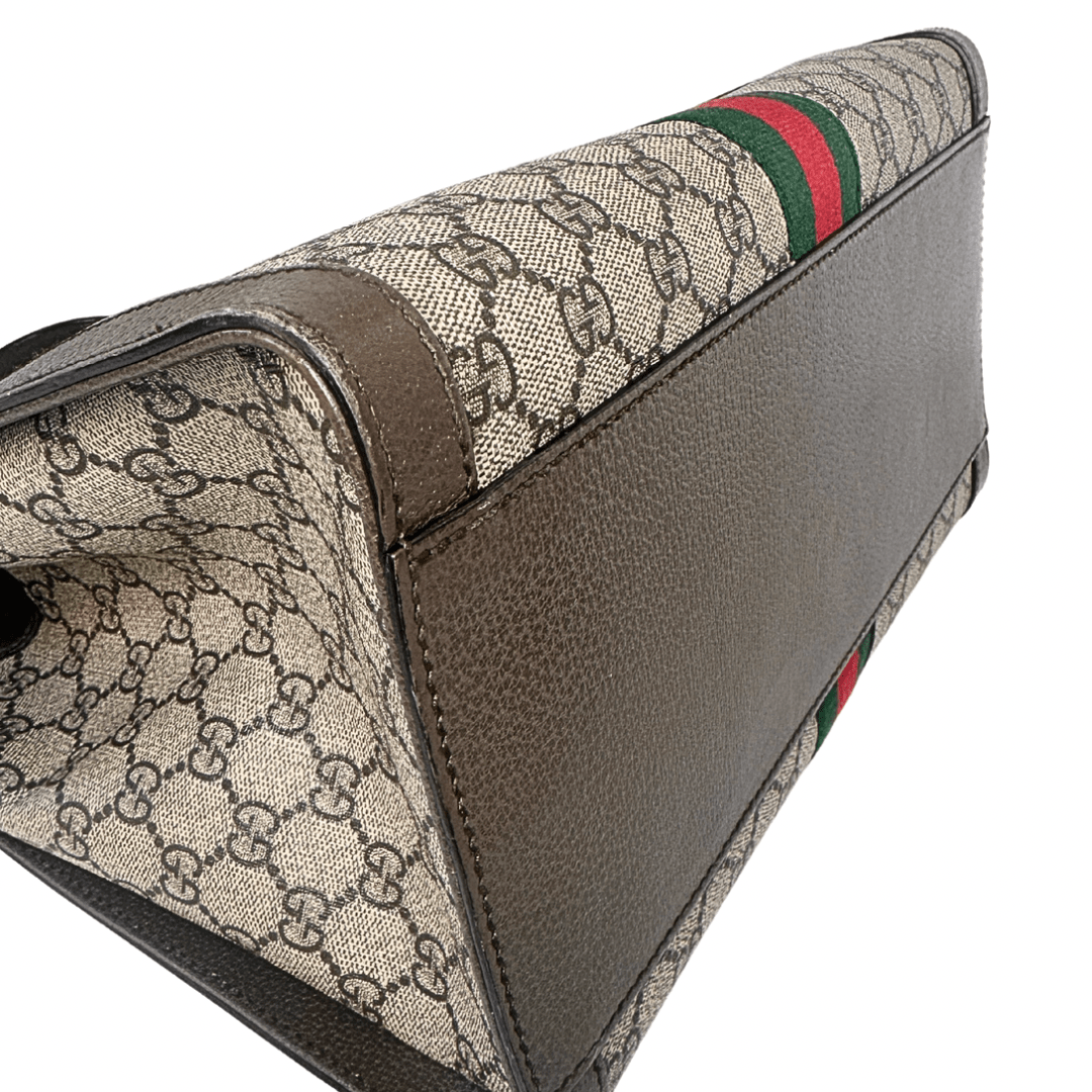 GLM-- Medium Ophidia Top Handle Bag & Strap