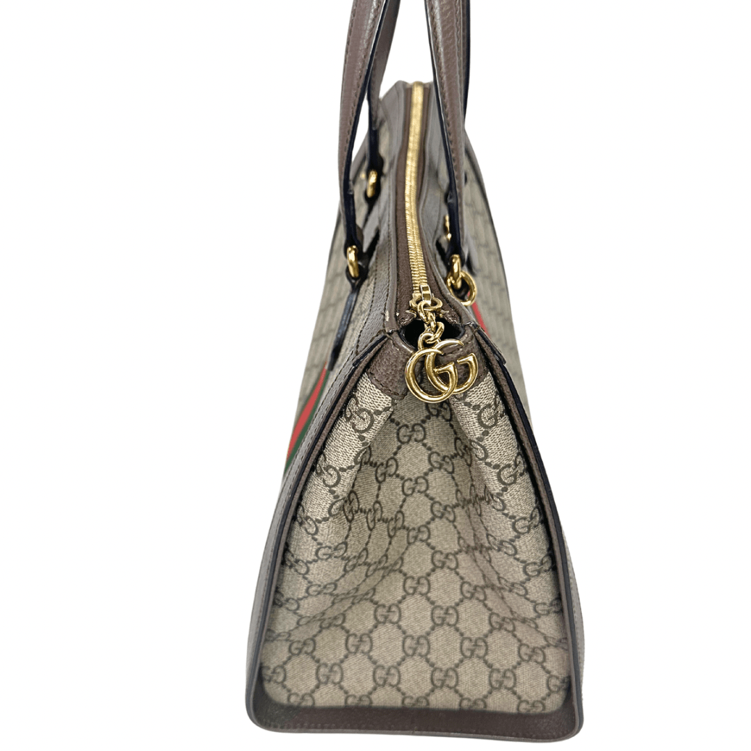 GLM-- Medium Ophidia Top Handle Bag & Strap
