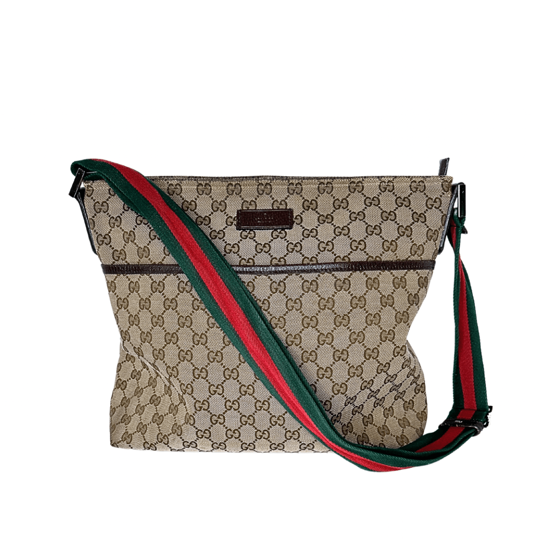 GLM-- GG Canvas Web Large Messenger Bag