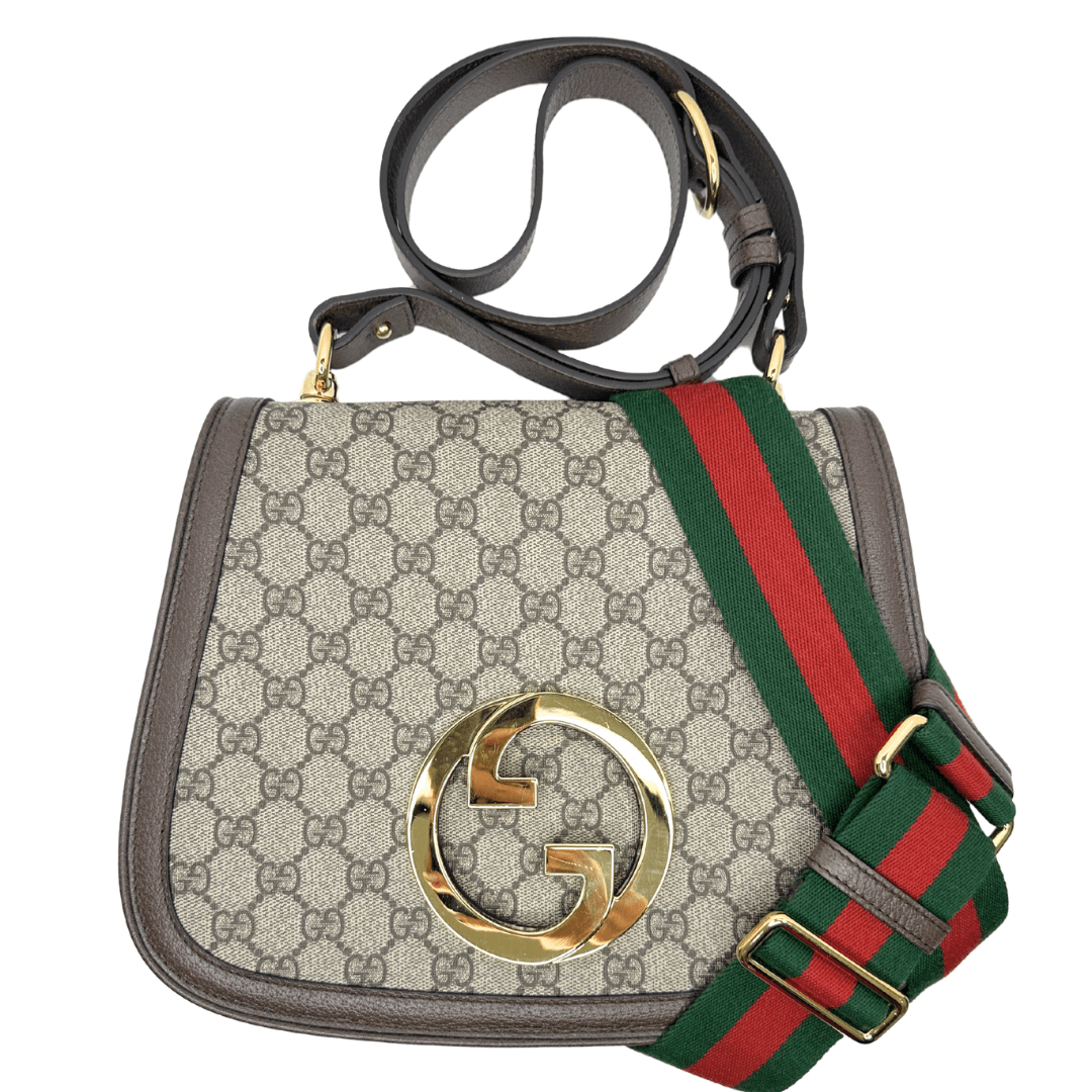 GLM-- GG Supreme Interlocking G Blondie Bag