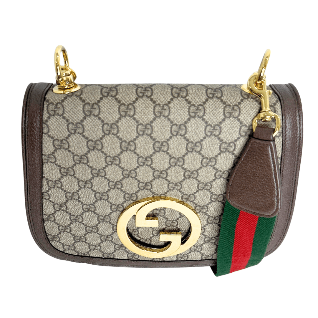 GLM-- GG Supreme Interlocking G Blondie Bag