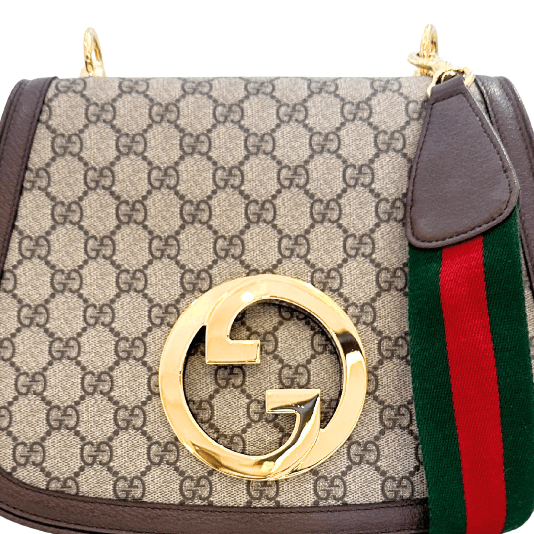 GLM-- GG Supreme Interlocking G Blondie Bag
