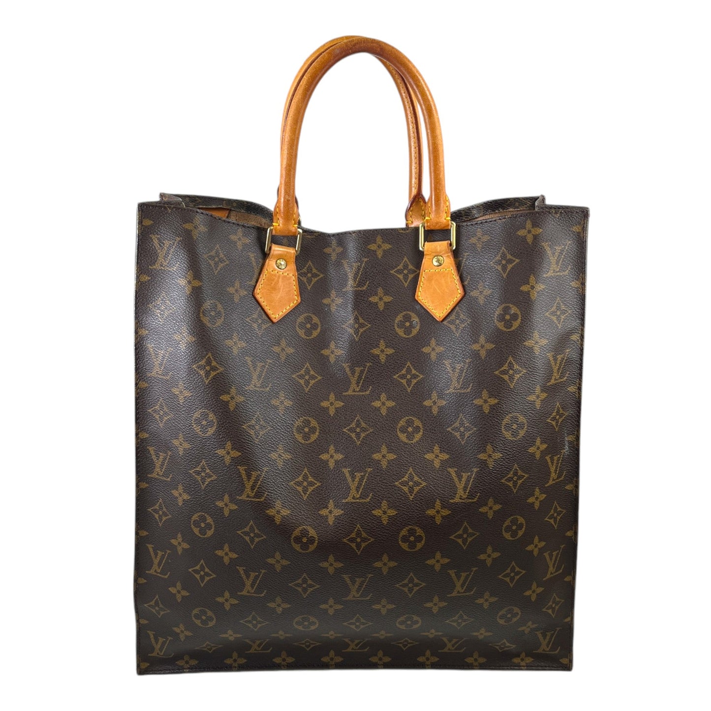 Men's Sac Plat Tote Bag Brown