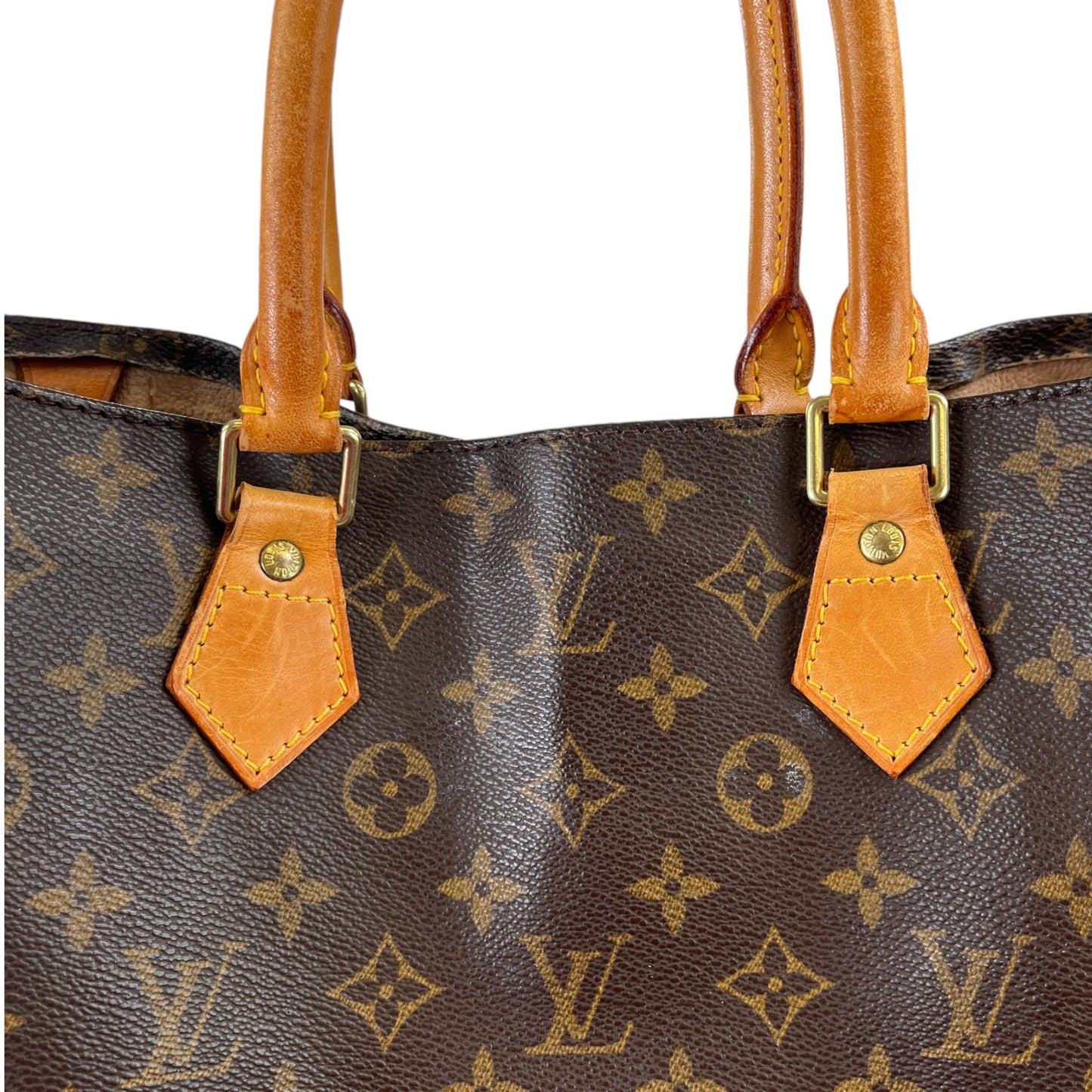 Men's Sac Plat Tote Bag Brown