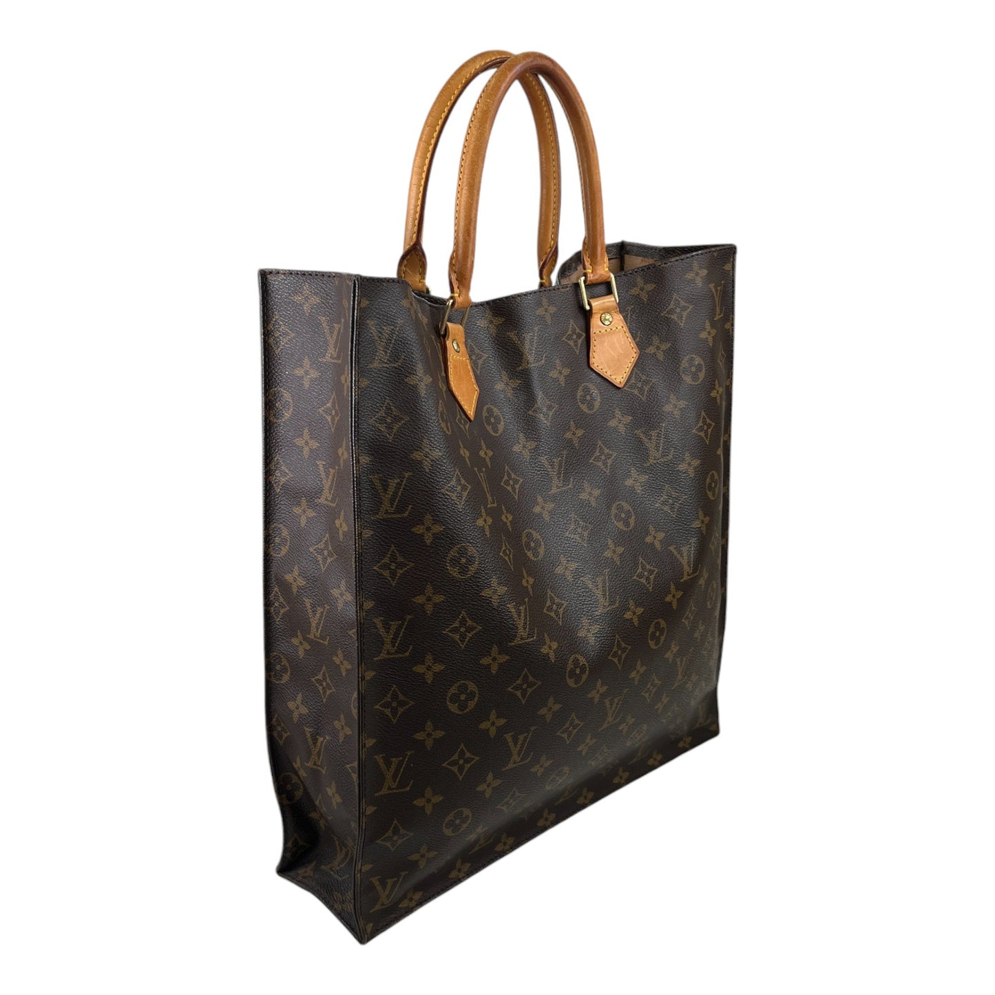 Men's Sac Plat Tote Bag Brown