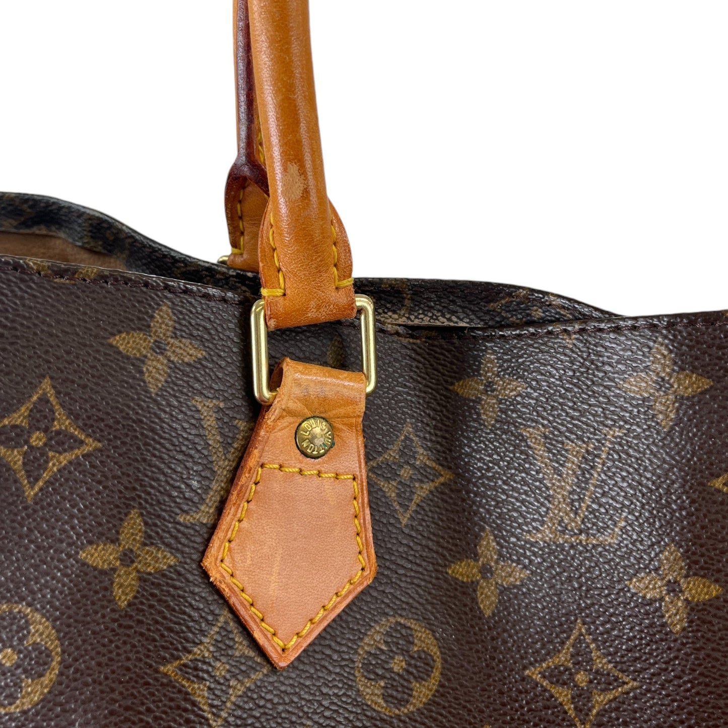 Men's Sac Plat Tote Bag Brown