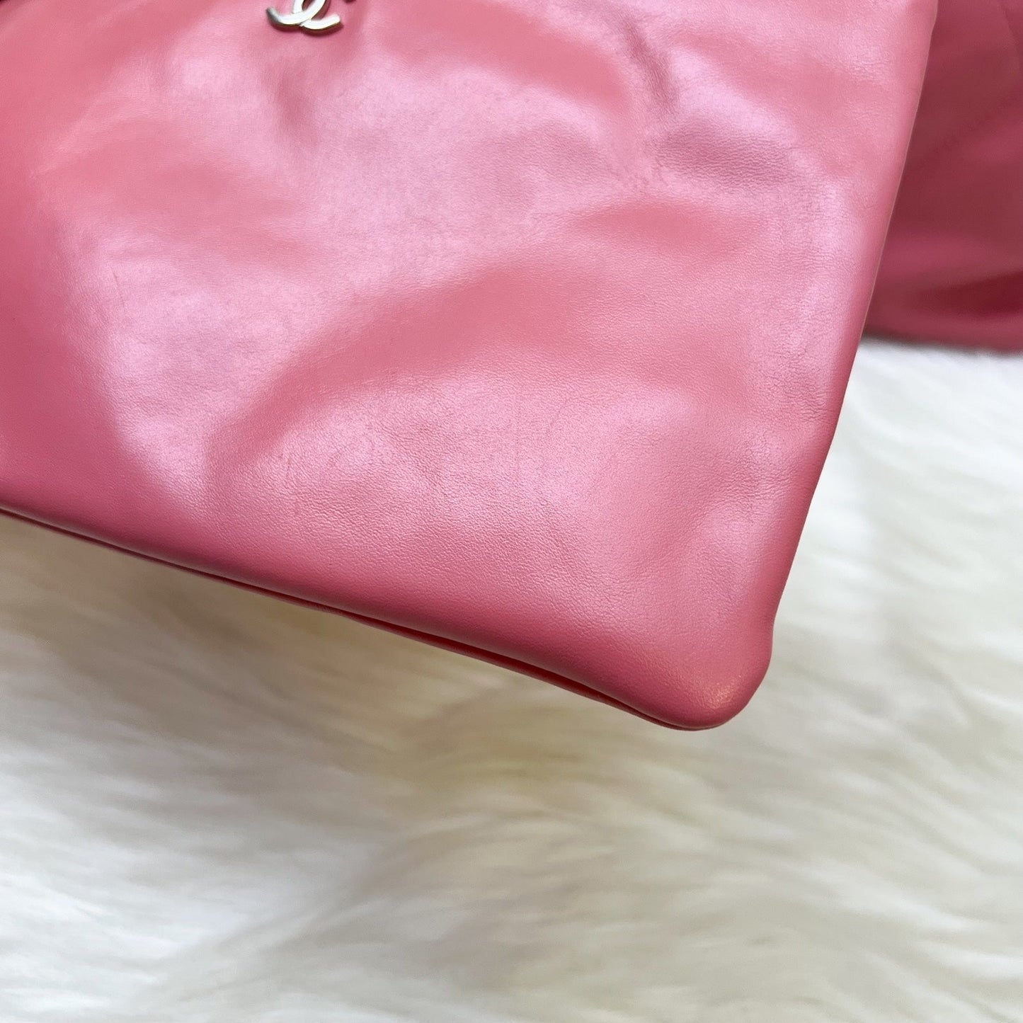GLM-22 Small Hobo Bag in 23B Pink Calfskin and SHW (Model: AS3260)