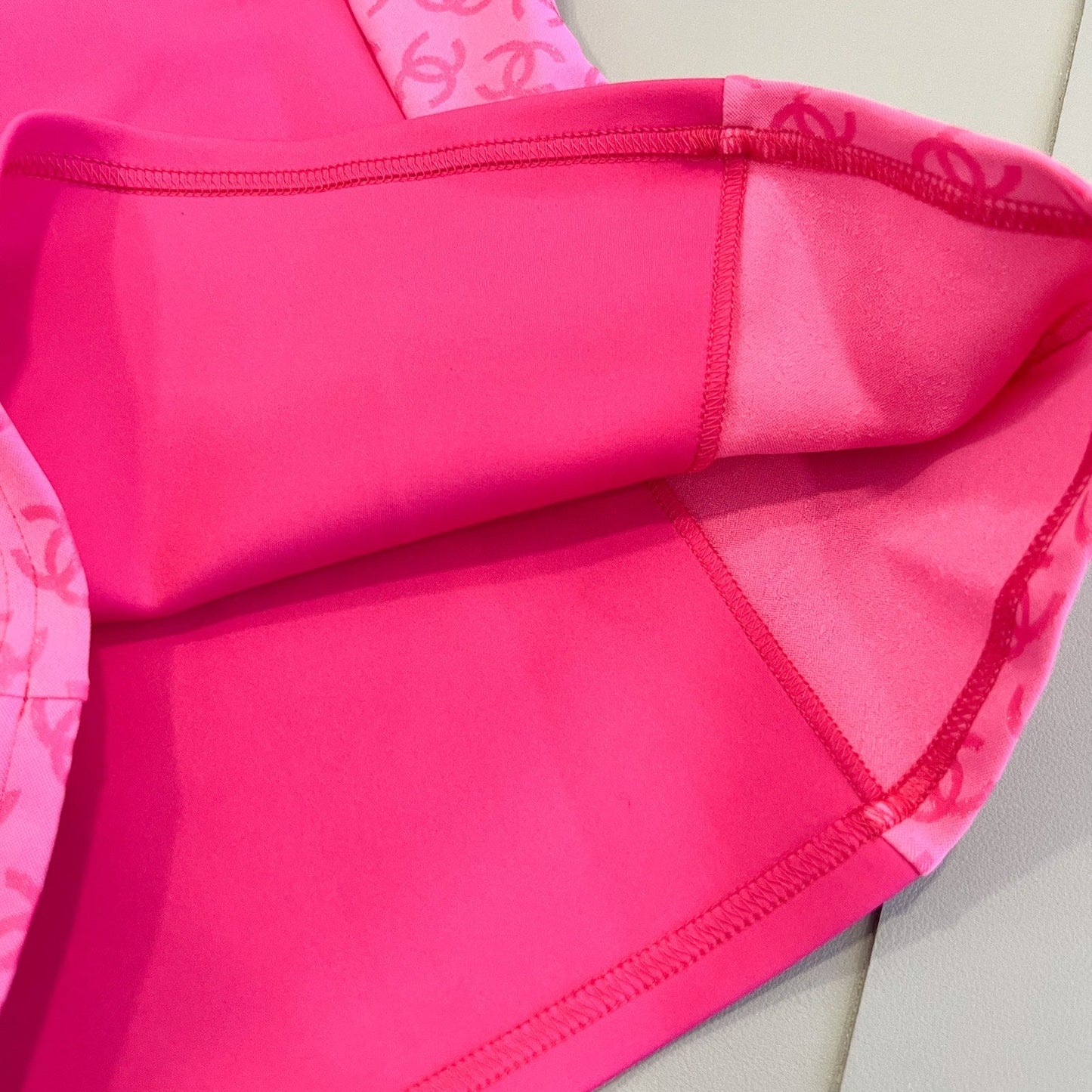 GLM-24P T-shirt Top in Hot Pink Polyamide / Elastane Sz 36