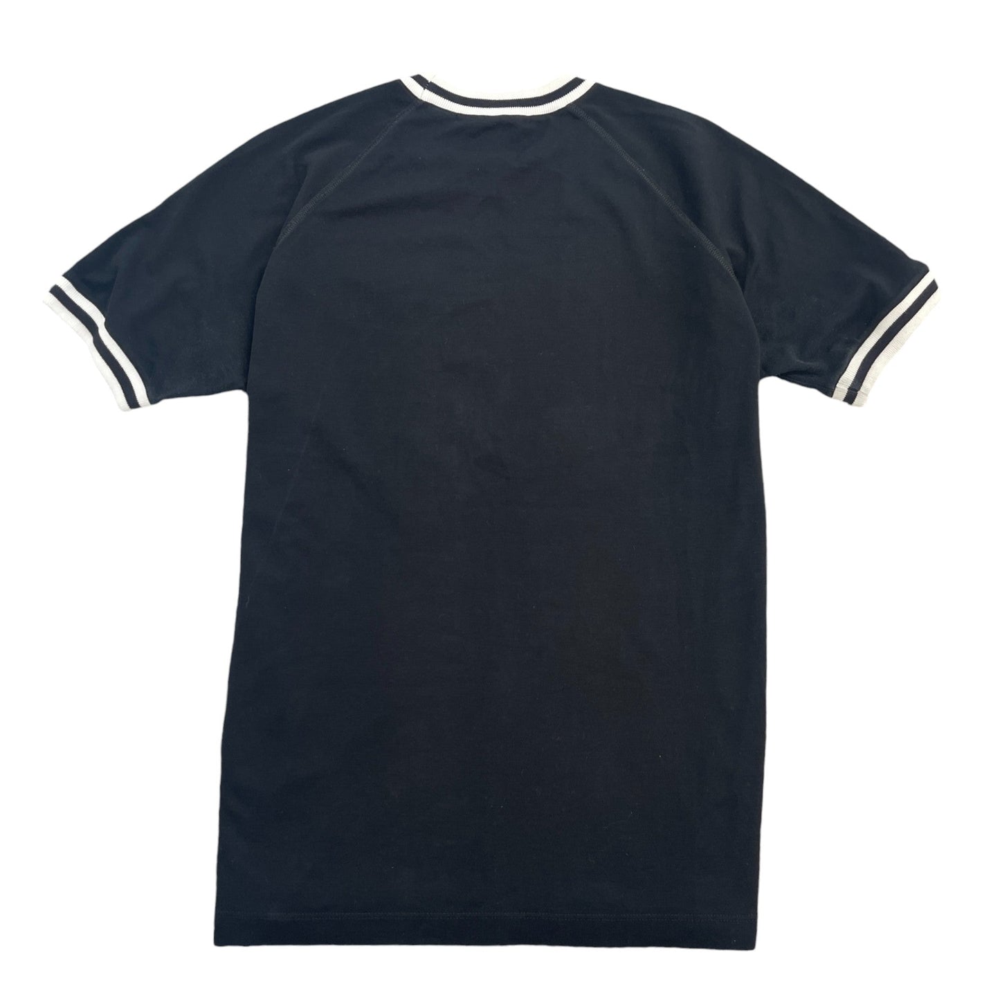 Men's Embroidered Logo T-Shirt Black Size M