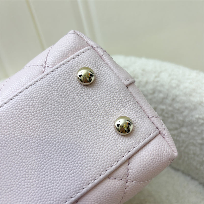 GLM-Small (24cm) Coco Handle in 22P Light Pink Caviar and LGHW (Model: A92990)