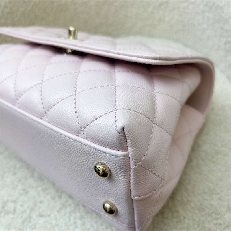 GLM-Small (24cm) Coco Handle in 22P Light Pink Caviar and LGHW (Model: A92990)