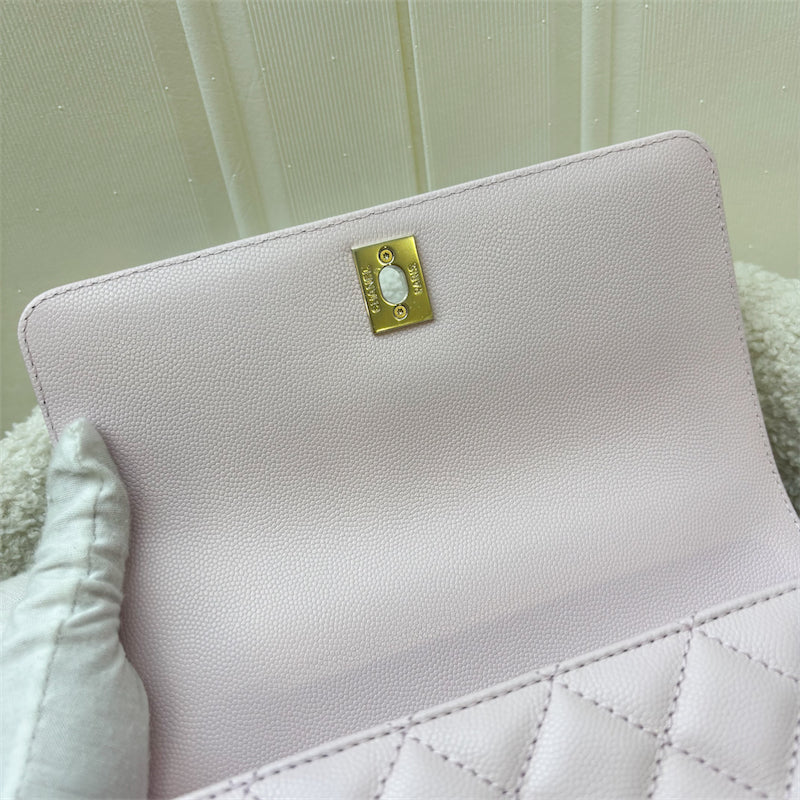GLM-Small (24cm) Coco Handle in 22P Light Pink Caviar and LGHW (Model: A92990)