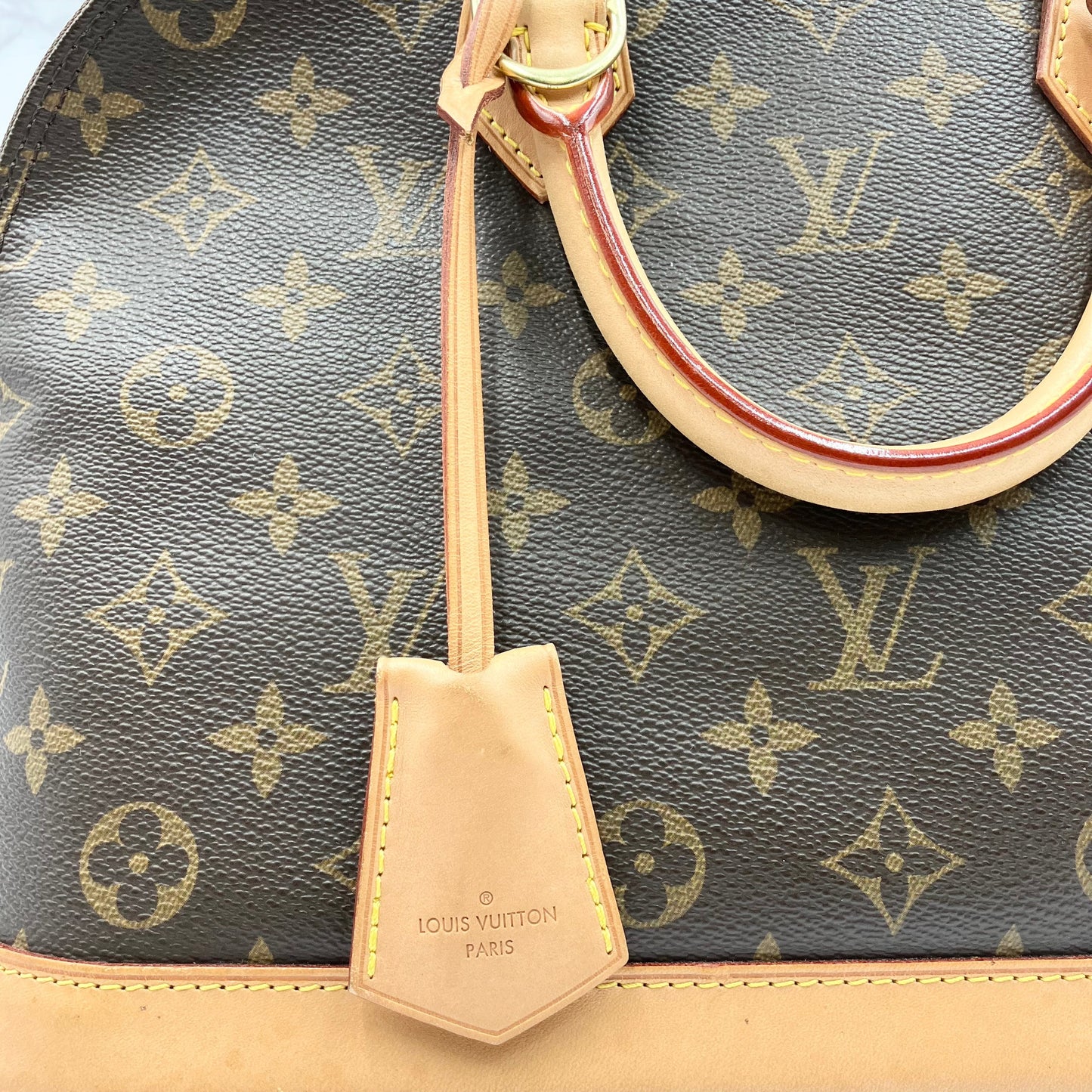 LOUIS VUITTON Monogram Alma PM Handbag