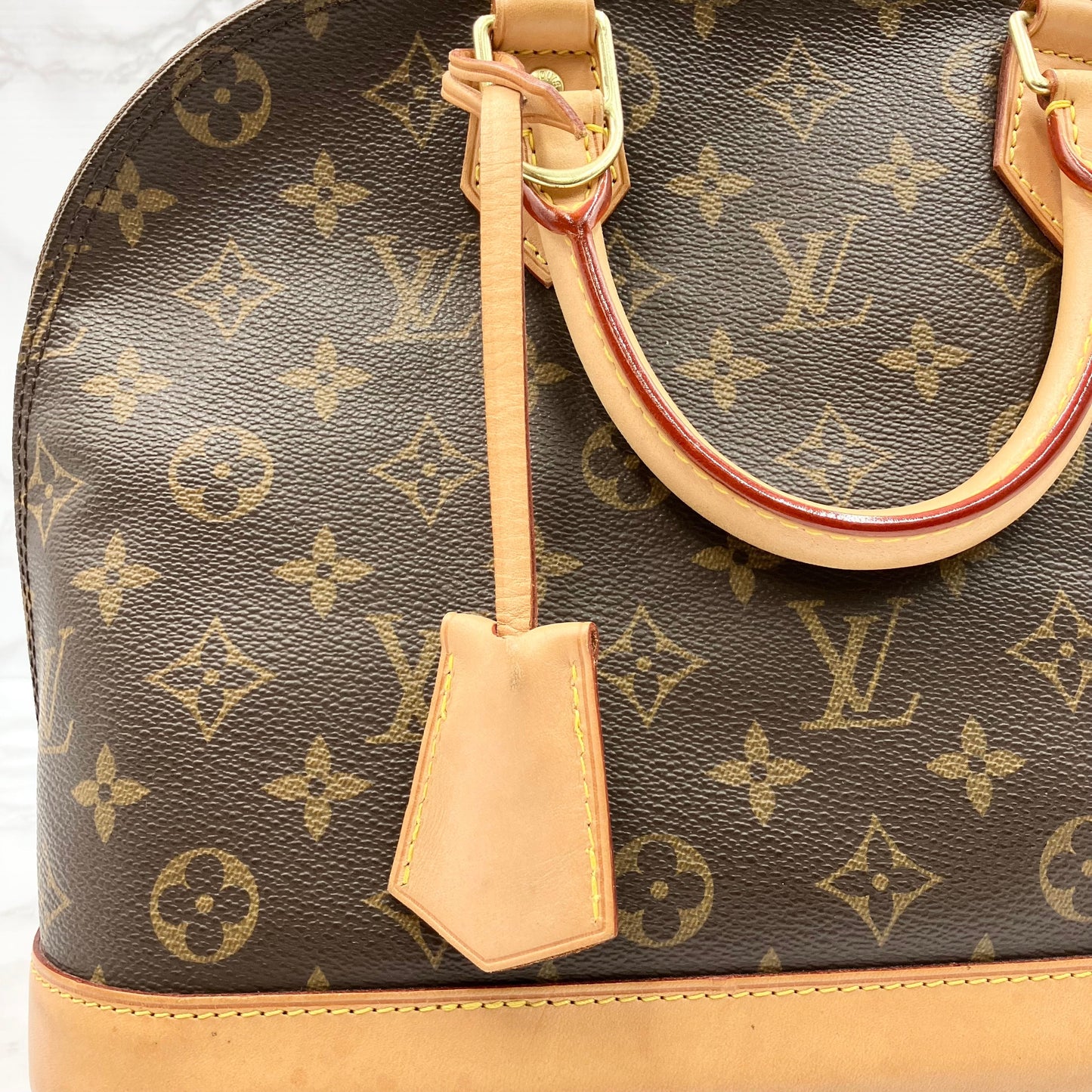 LOUIS VUITTON Monogram Alma PM Handbag