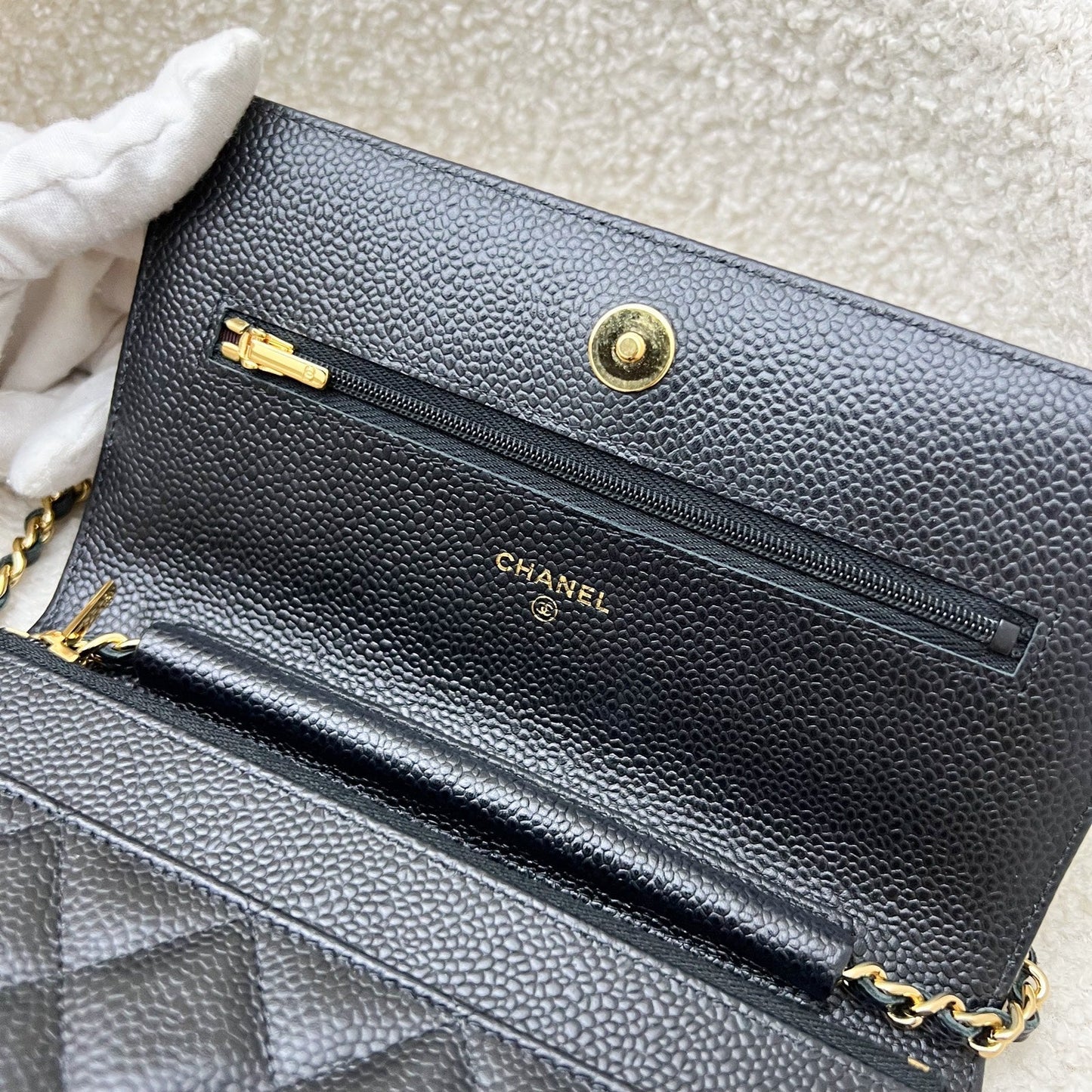 GLM-Classic Wallet on Chain WOC in Black Caviar and GHW