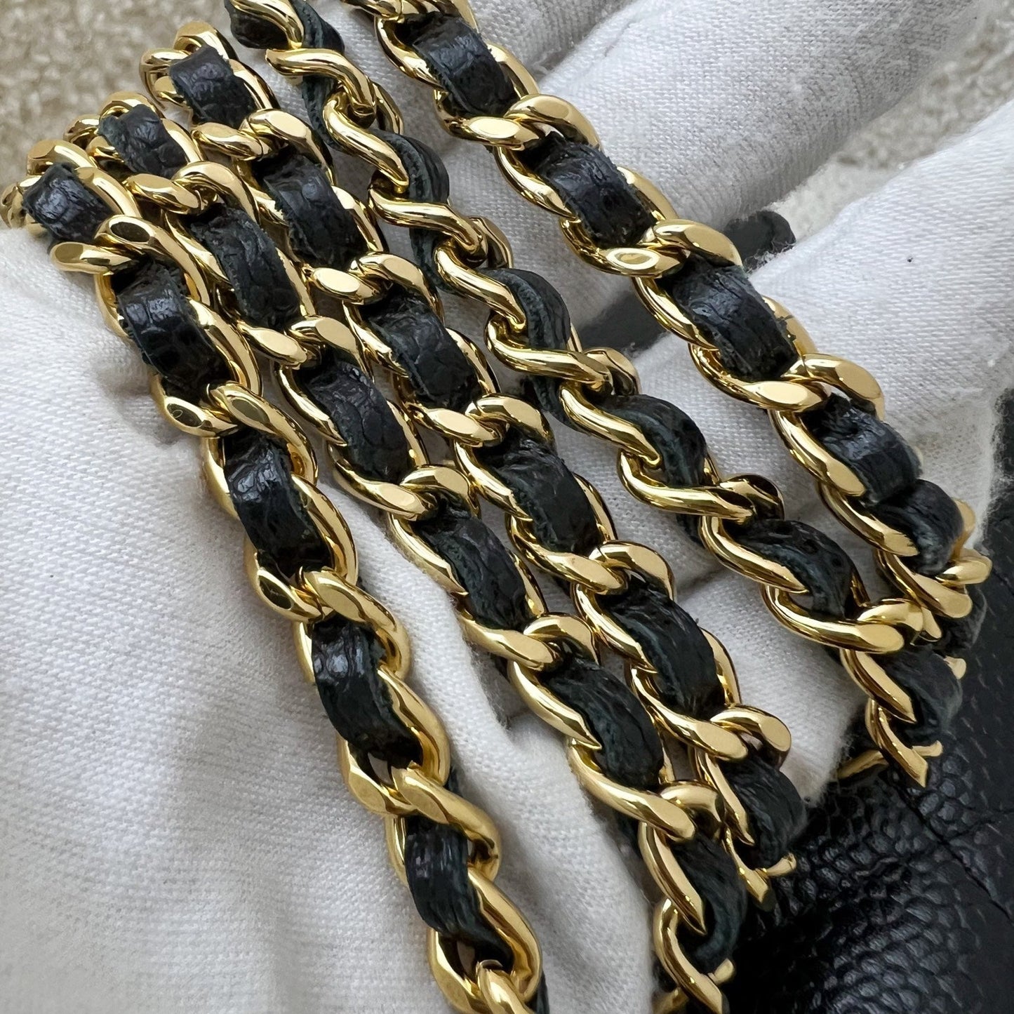 GLM-Classic Wallet on Chain WOC in Black Caviar and GHW