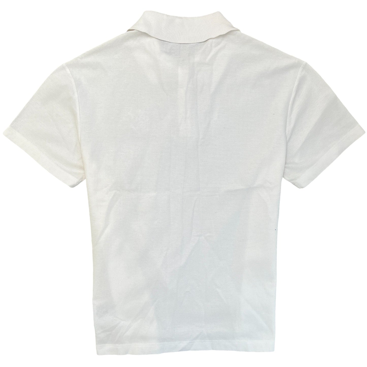 Men's Signature Embroidered Polo Shirt White Size M