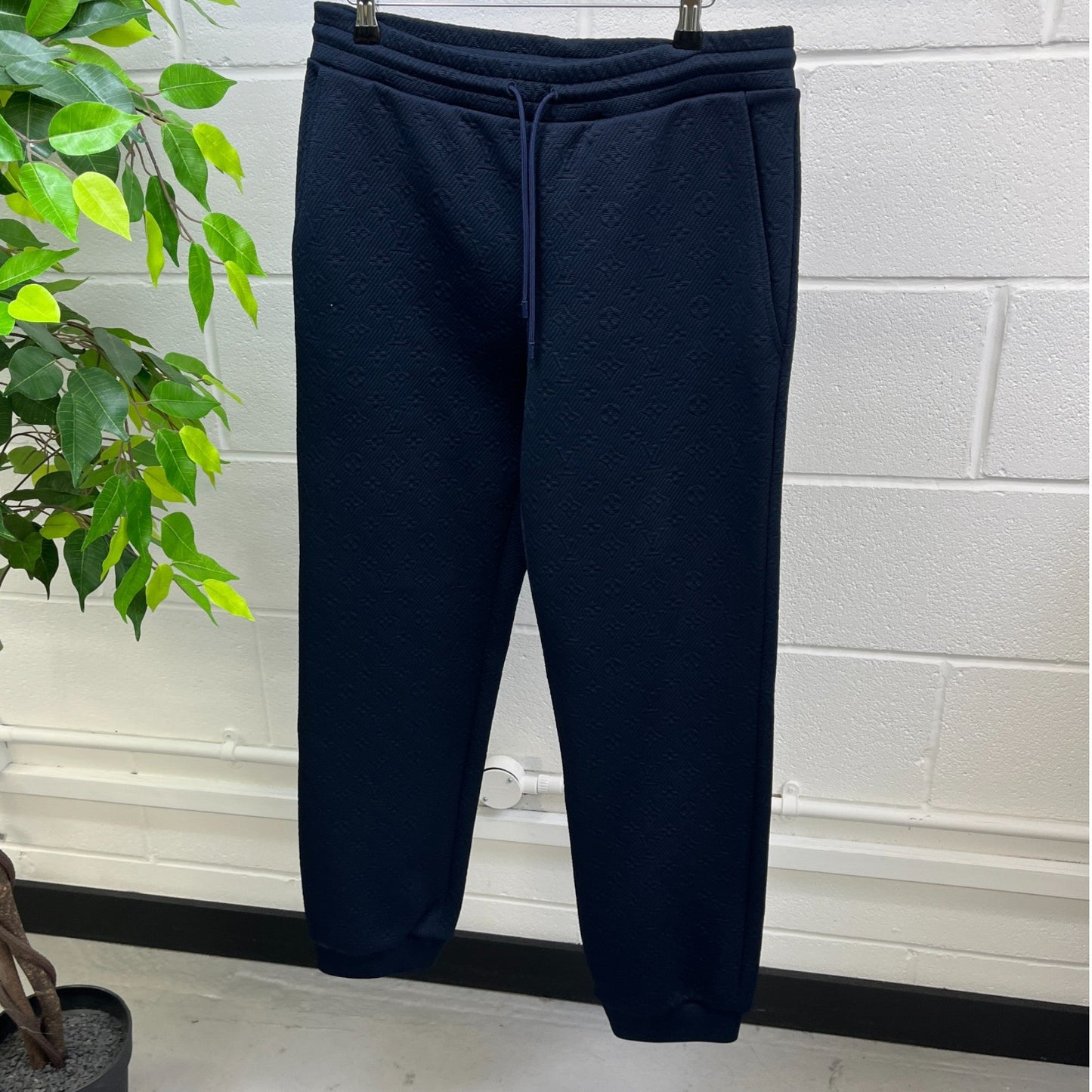 Men's Monogram Joggers Navy Size M