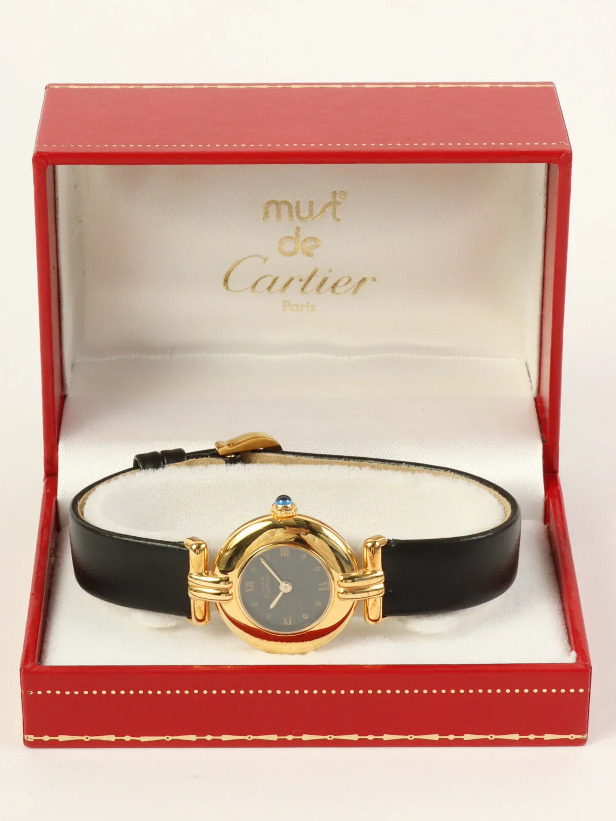 CARTIER 925 Must Colisee Vermeil Black/Gold