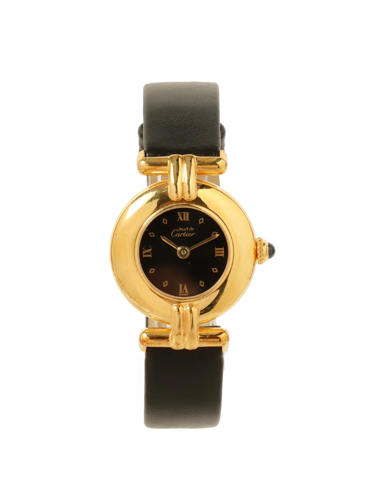 CARTIER 925 Must Colisee Vermeil Black/Gold