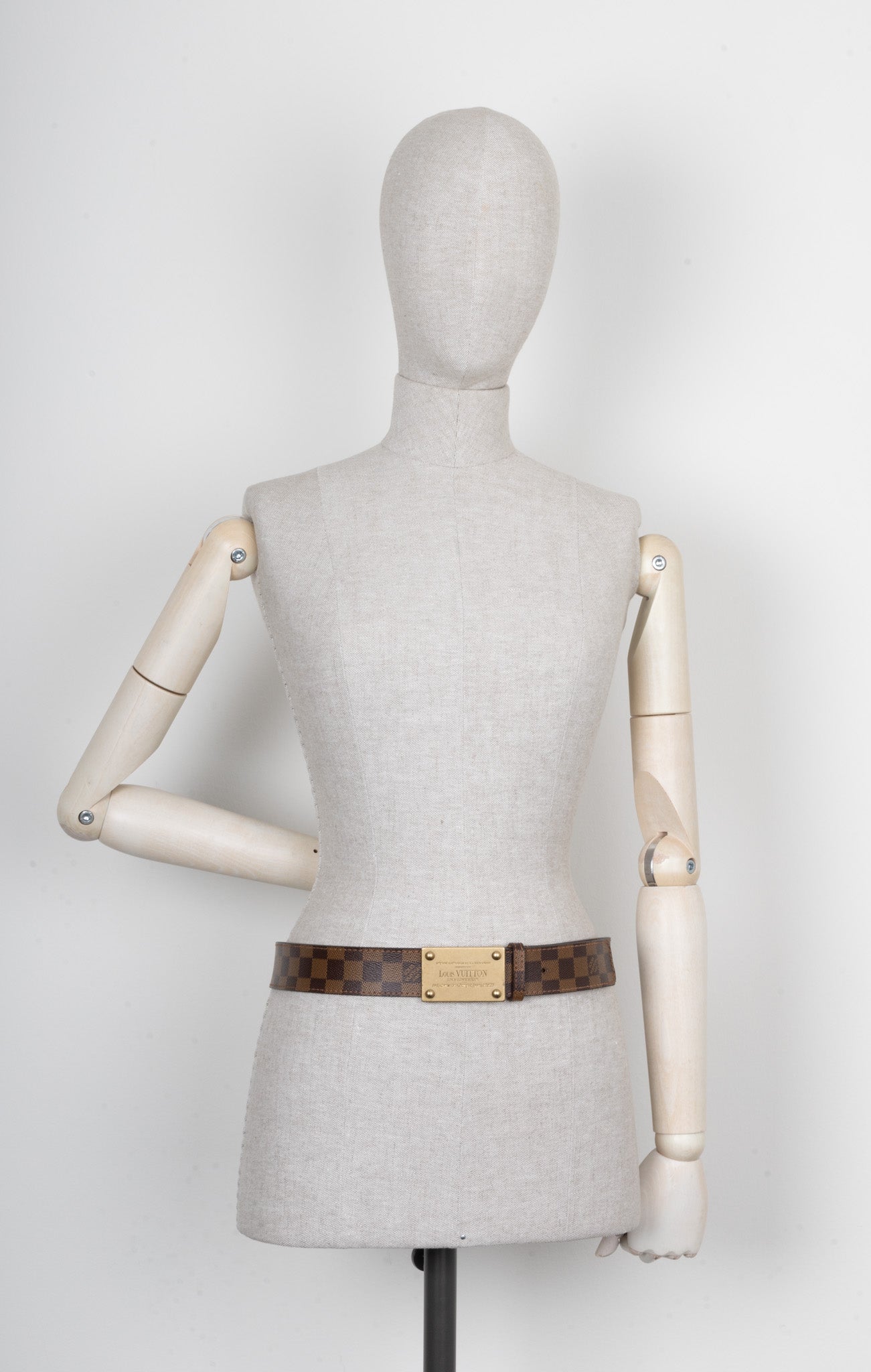 LOUIS VUITTON Inventeur Belt Damier Ebene