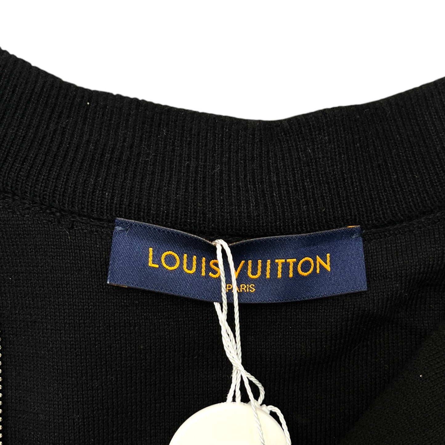 Men's Lamb Skin Suede & Cotton Bomber Jacket Black Size M