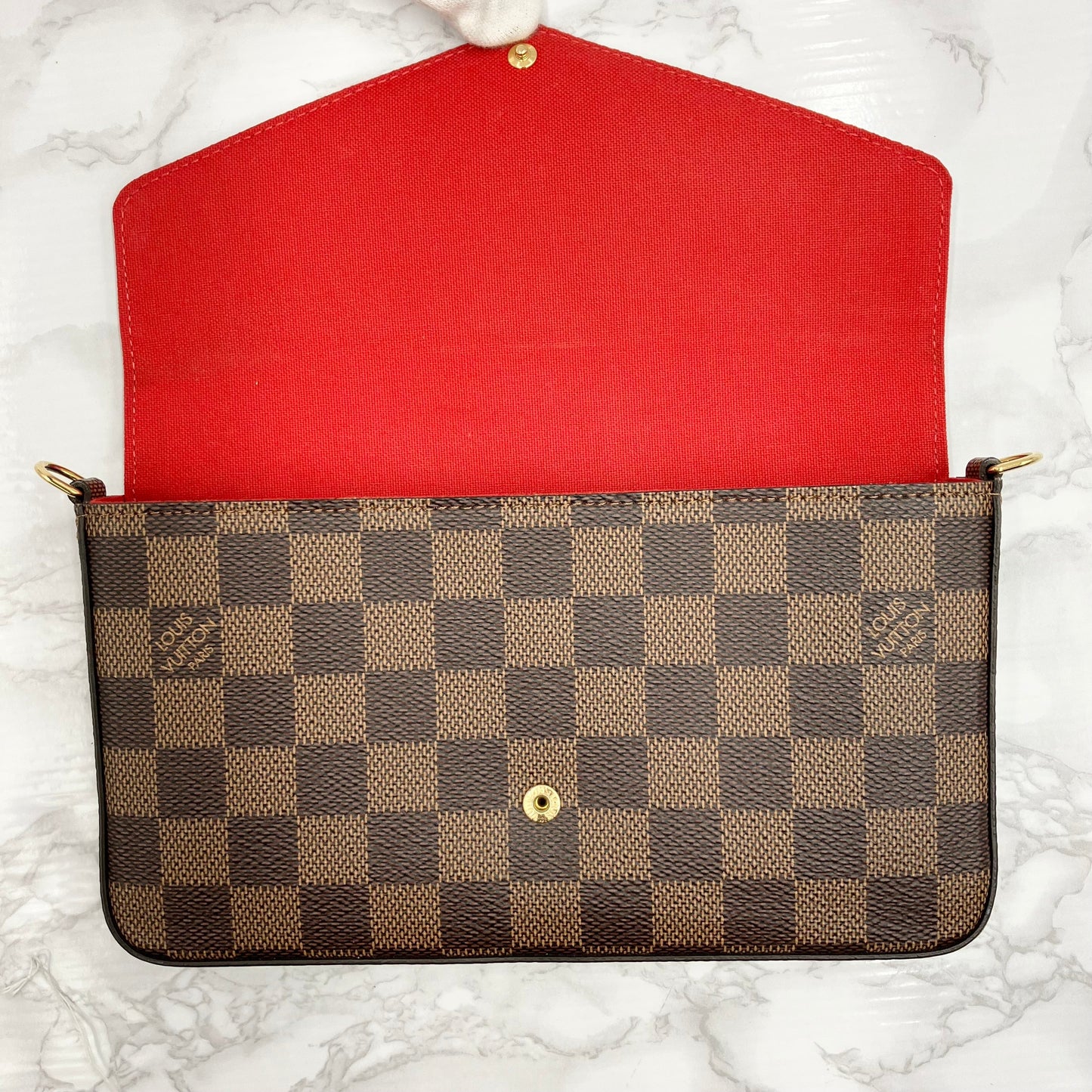 LOUIS VUITTON Damier Felicie RFID