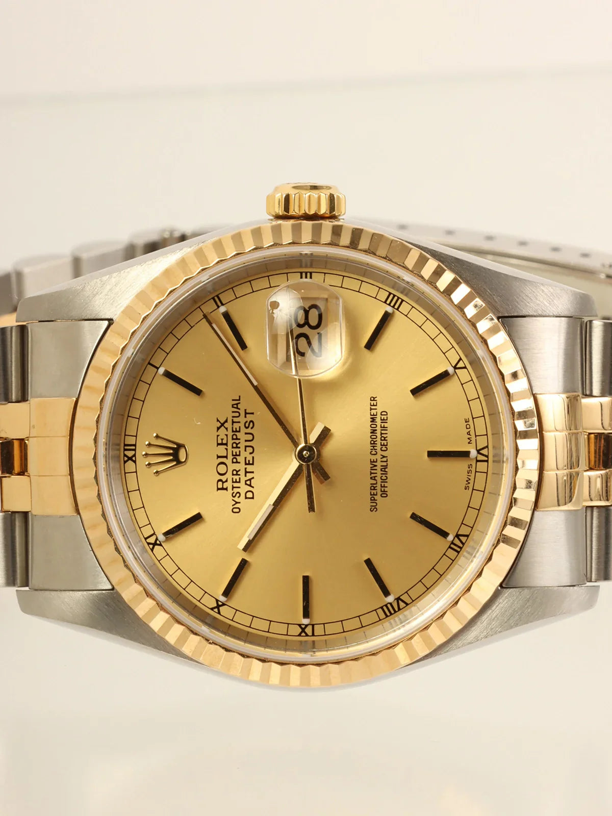 ROLEX Oyster Perpetual Datejust Silver/Gold