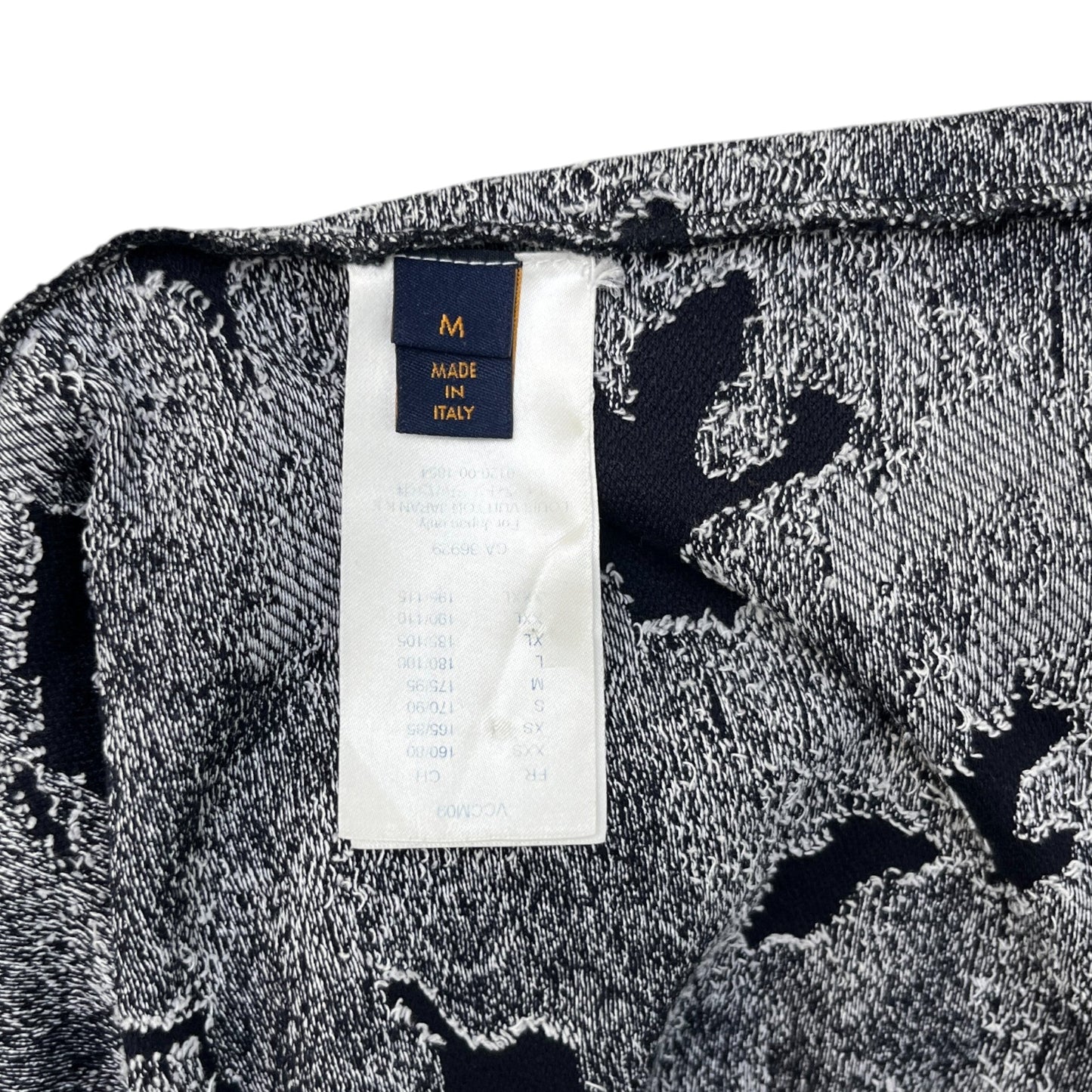 Men's Monogram Tapestry T-Shirt Grey Size M