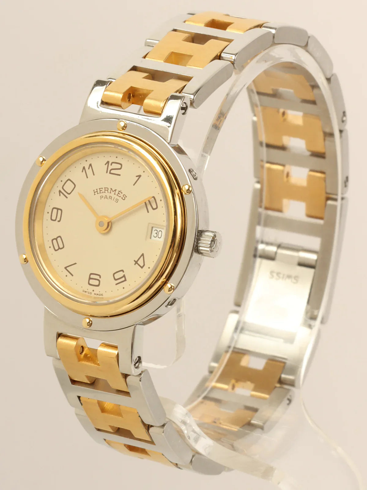 HERMES Clipper Silver/Gold