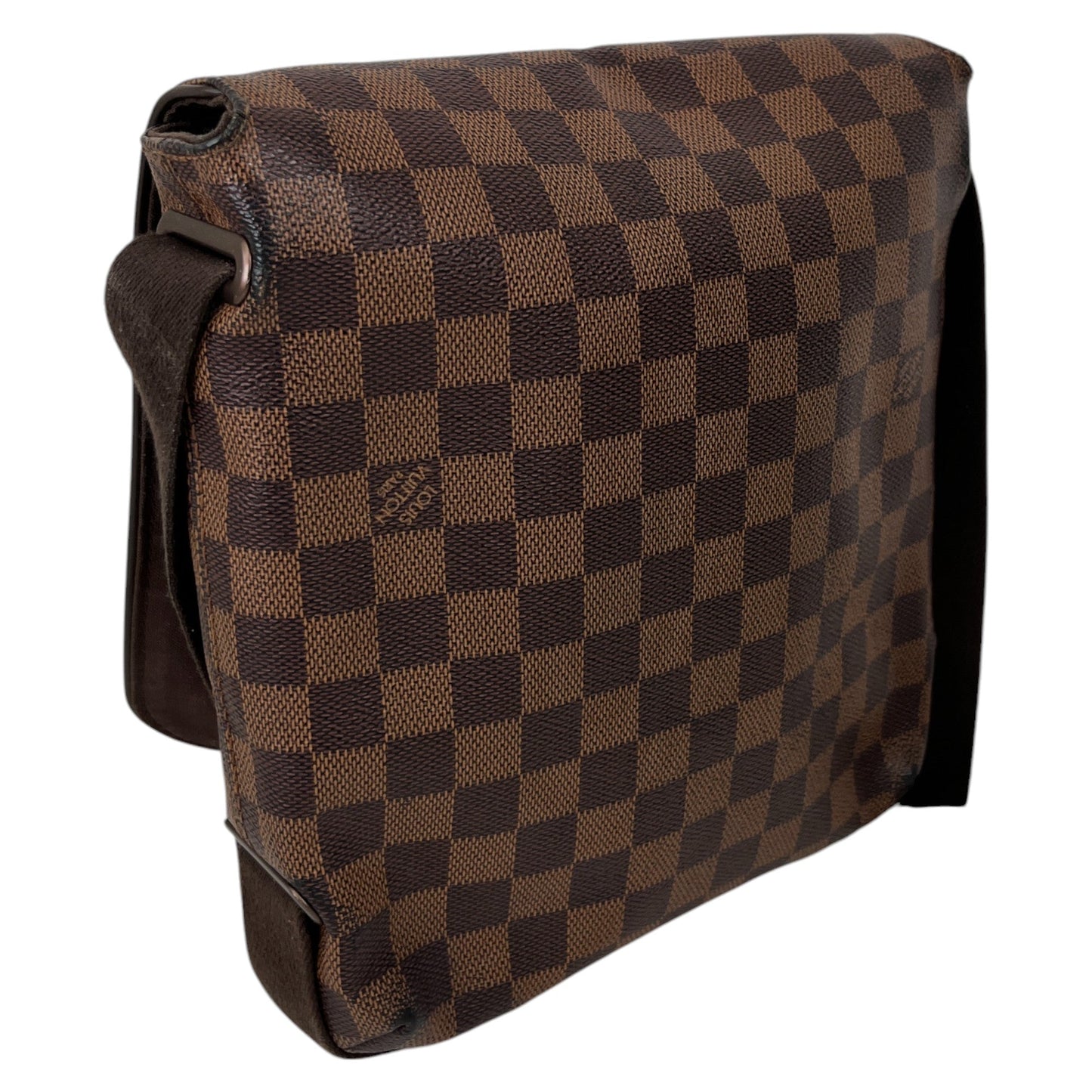 Men's Damier Ebene Brooklyn Pm Messenger Bag Brown