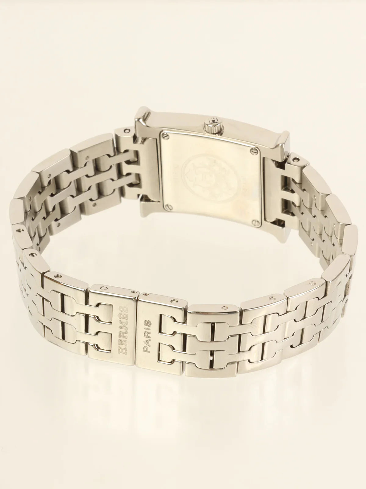 HERMES H Watch Silver/White