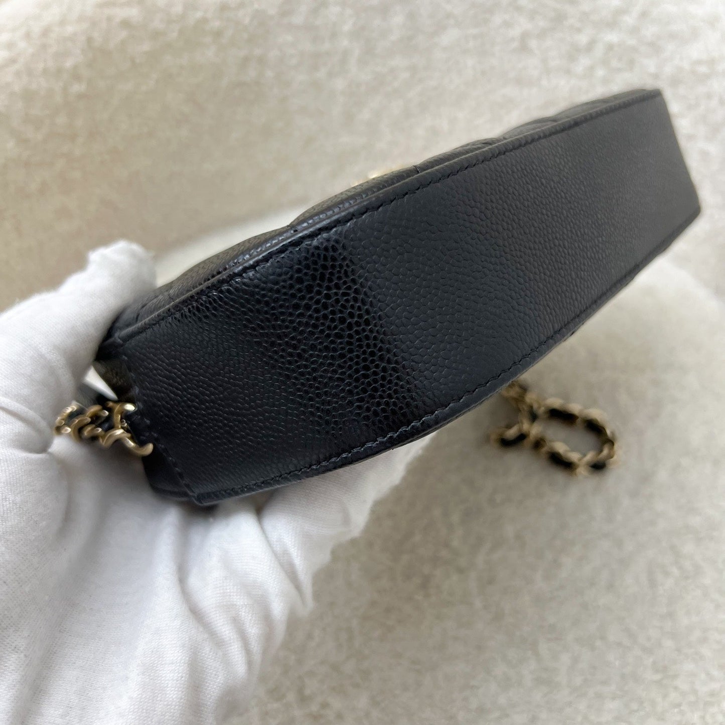 GLM-24S Mini Camera Bag in Black Caviar and LGHW