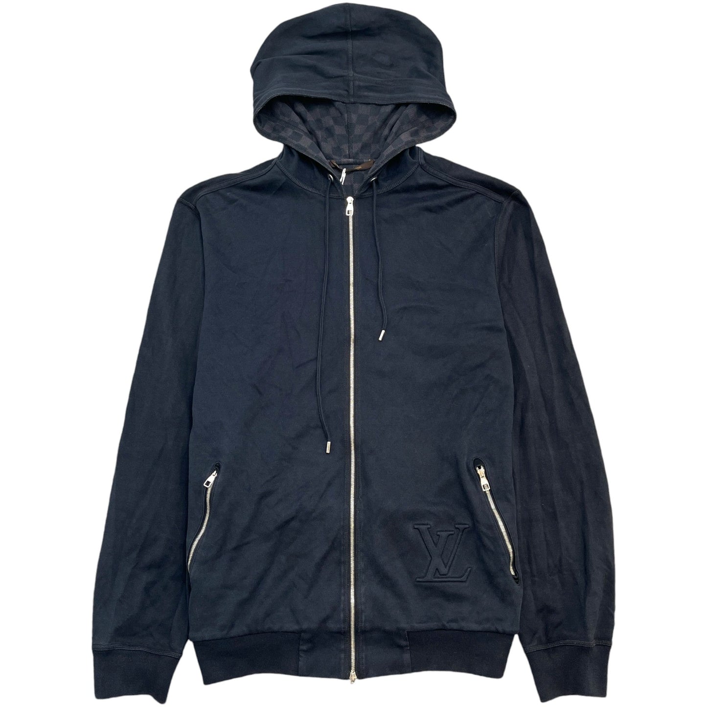 Men's Damier Graphite Full Tracksuit Navy Size L