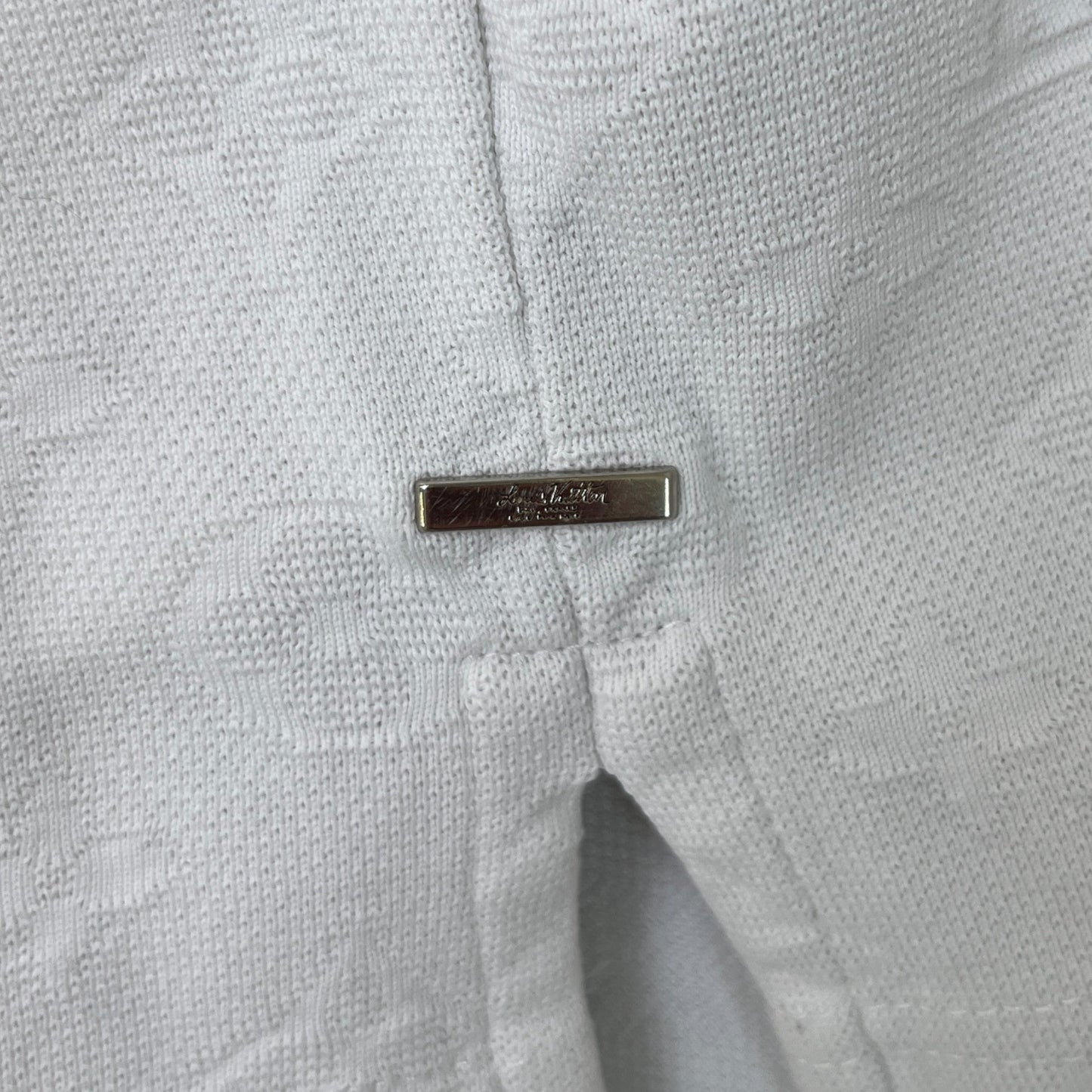 Men's Monogram 3D Pocket Short Sleeve Shirt White Size XL
