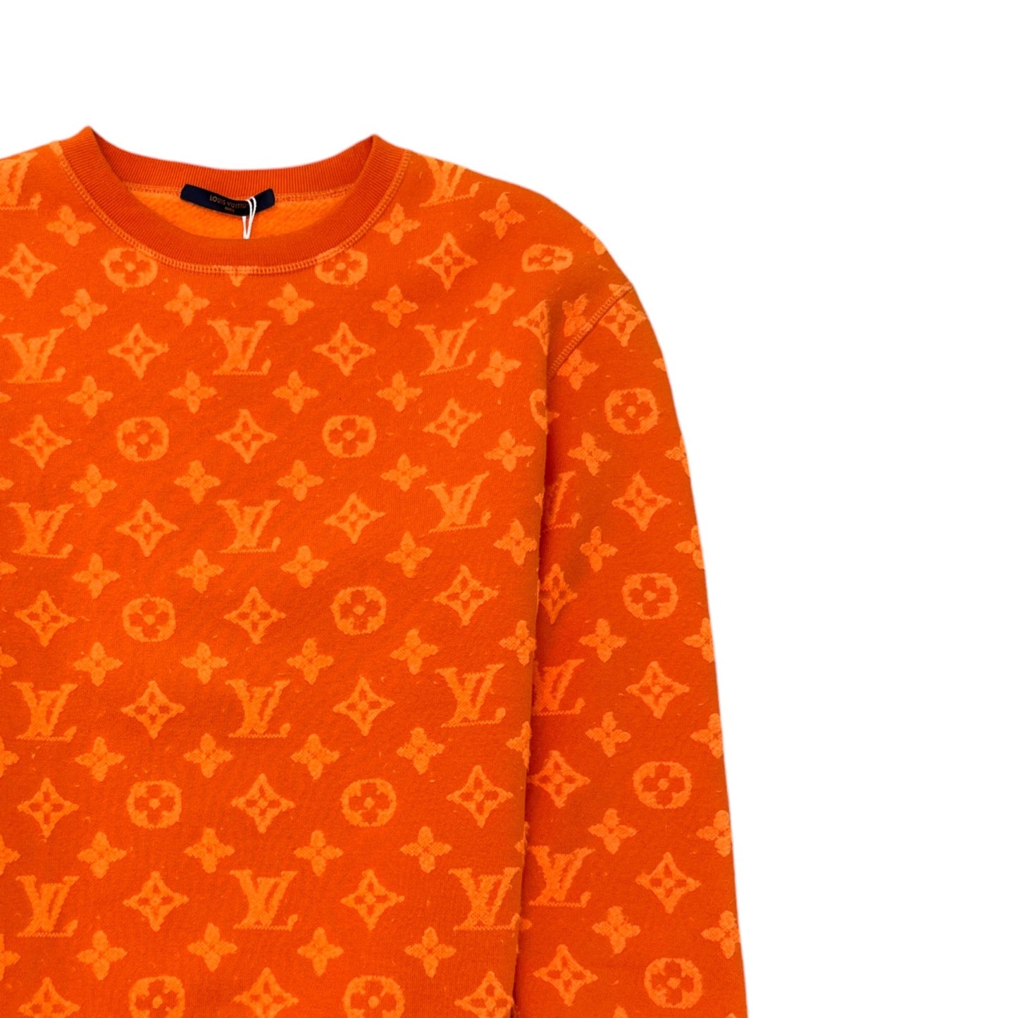 Men's Monogram Jumper Orange Size XS
