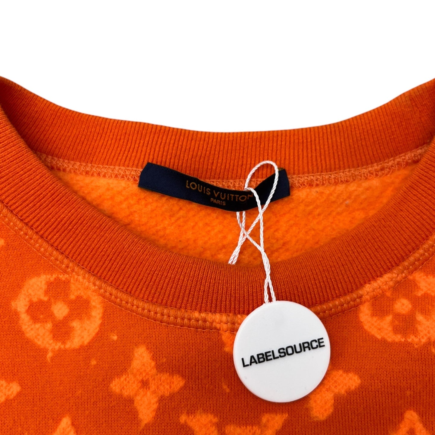 Men's Monogram Jumper Orange Size XS