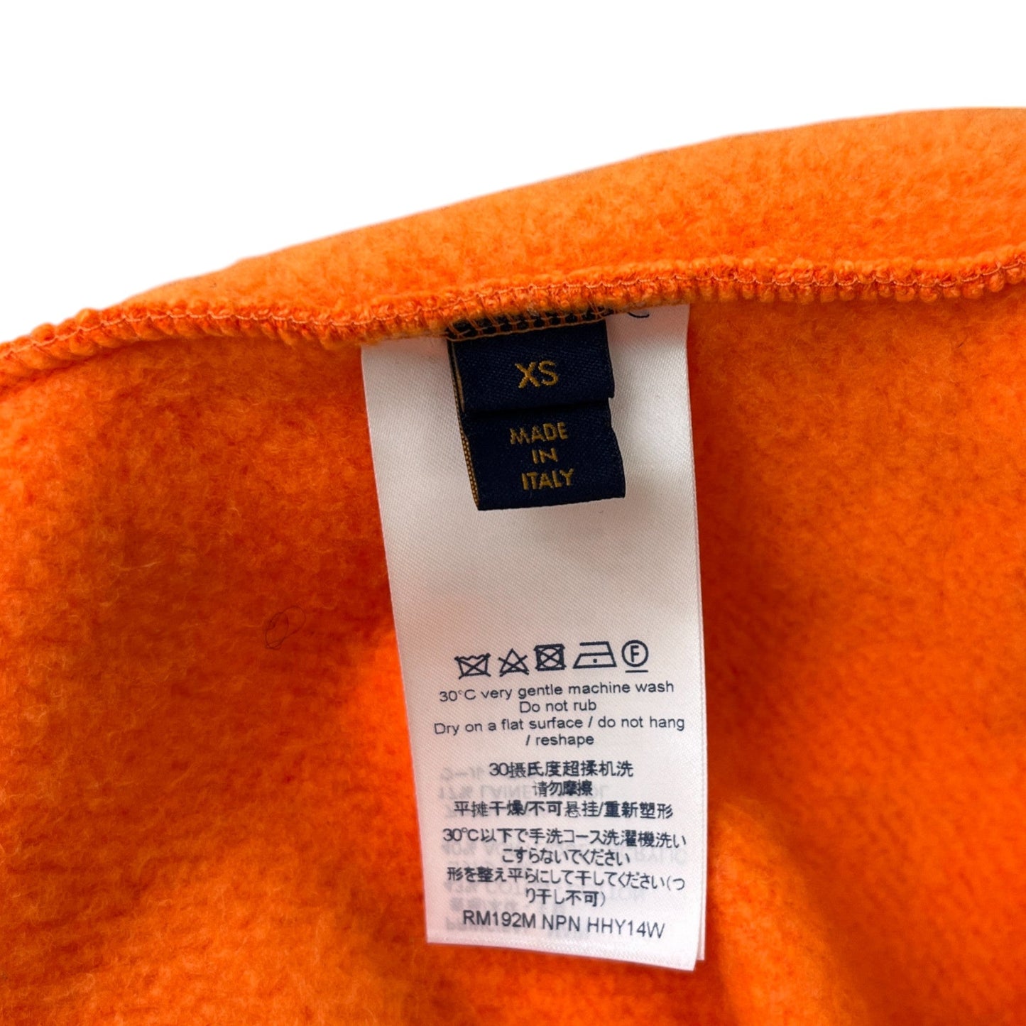 Men's Monogram Jumper Orange Size XS