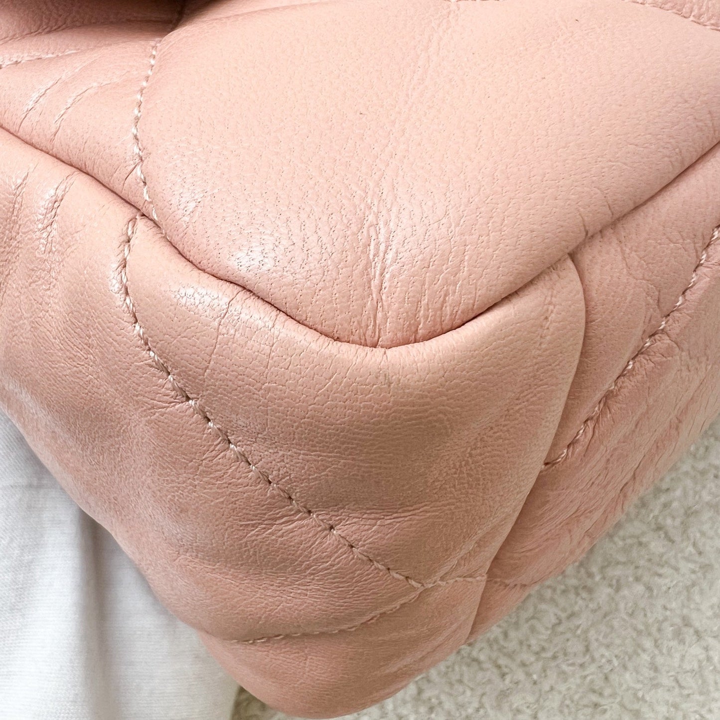 GLM-19 Small Flap in Light Pink Goatskin and 3-tone HW